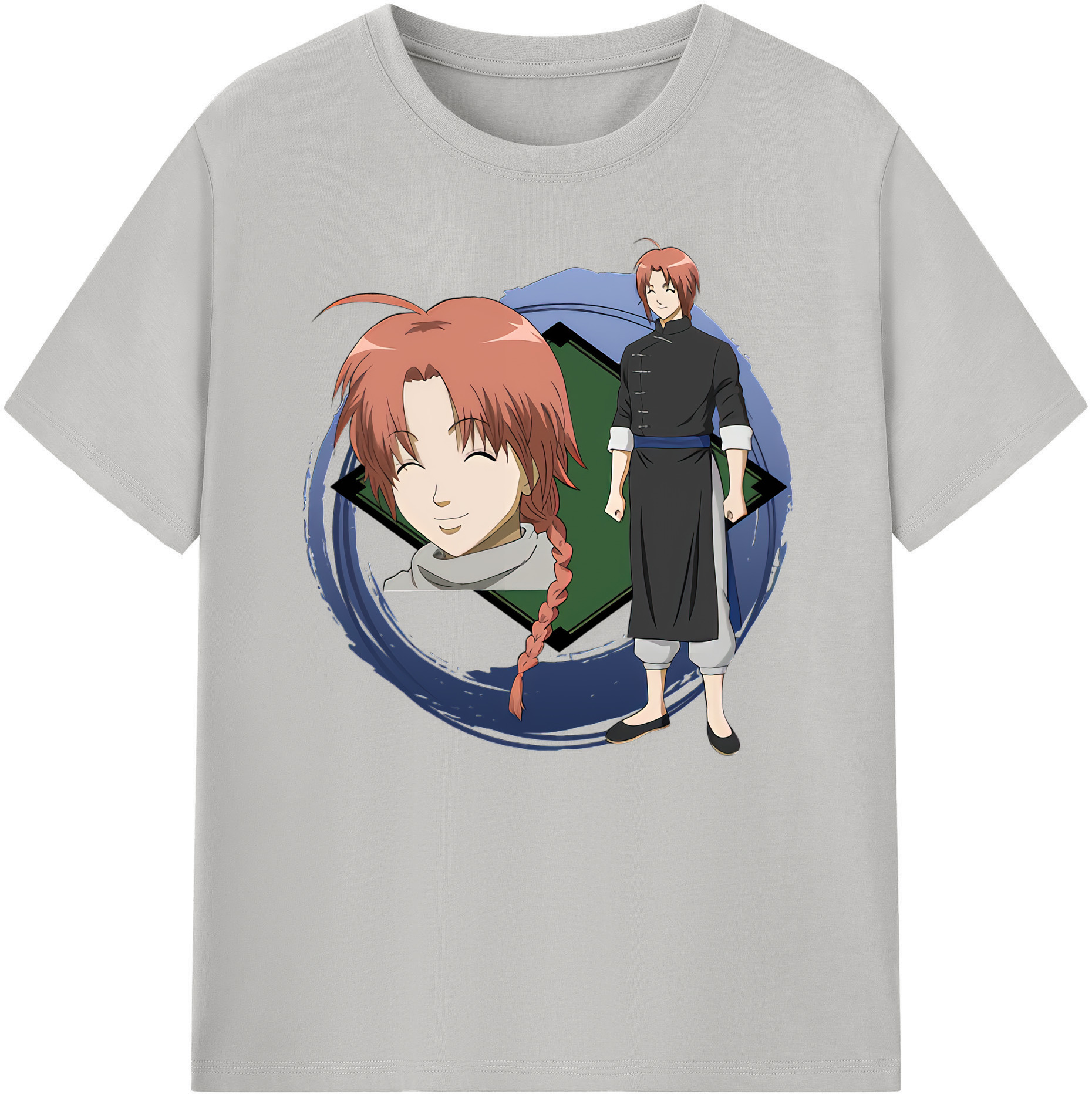（画像用） ぎんたま 坂田銀時（さかたぎんとき） 神楽 志村新八（しむら しんぱち） GINTAMA Sakata Gintoki Kagura Shimura Shinpachi 綿100％ メンズ半袖Tシャツ｜肌触りやわらか＆通気性