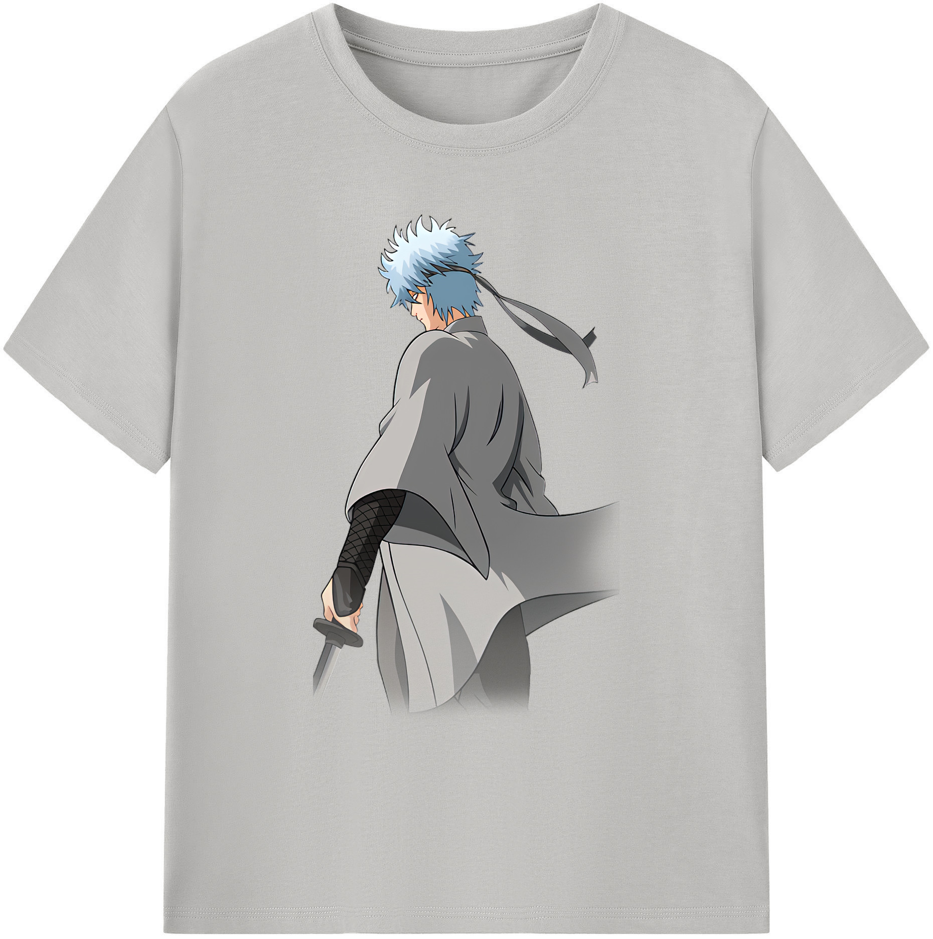 （画像用） ぎんたま 坂田銀時（さかたぎんとき） 神楽 志村新八（しむら しんぱち） GINTAMA Sakata Gintoki Kagura Shimura Shinpachi 綿100％ メンズ半袖Tシャツ｜肌触りやわらか＆通気性
