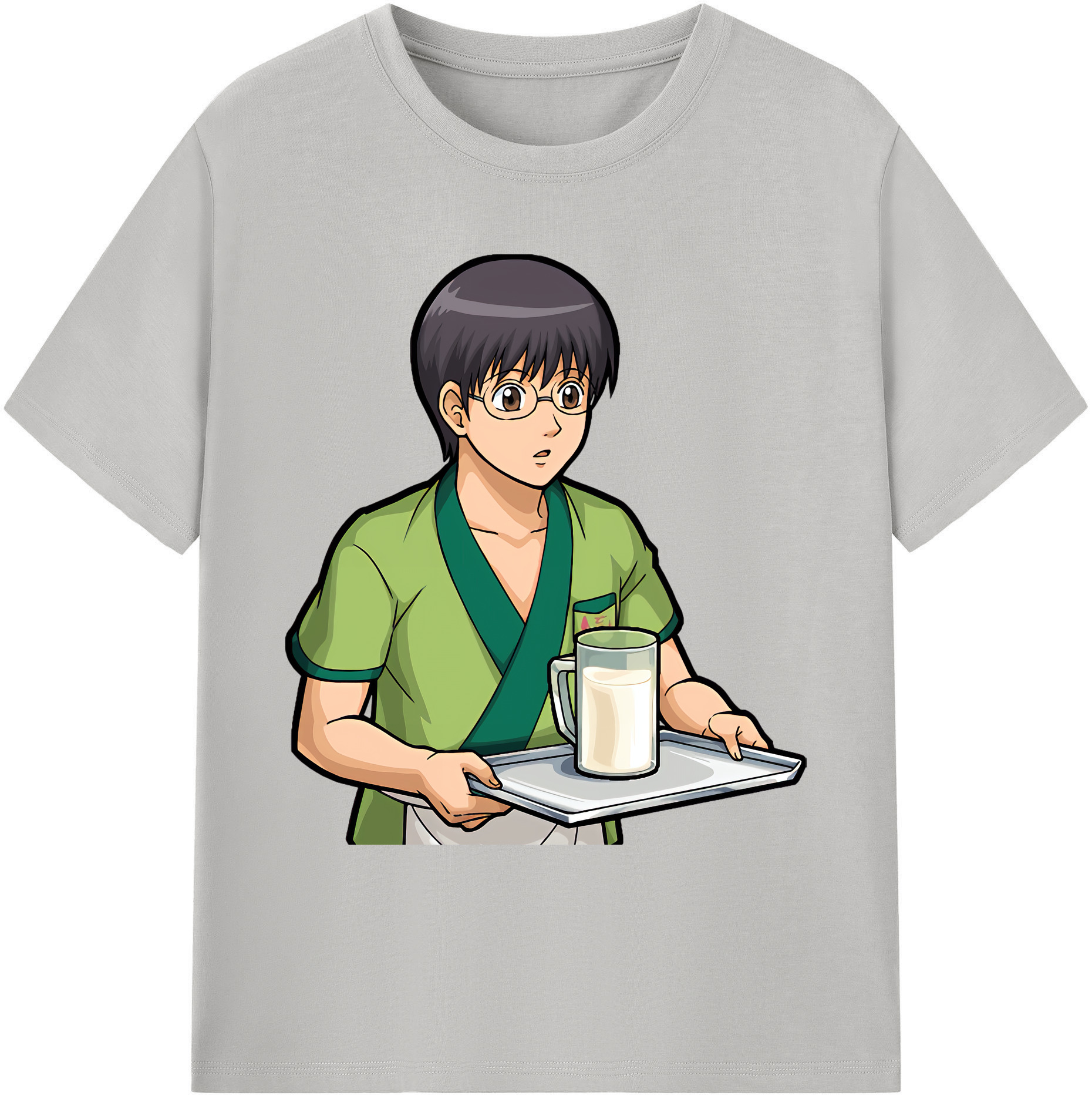 （画像用） ぎんたま 坂田銀時（さかたぎんとき） 神楽 志村新八（しむら しんぱち） GINTAMA Sakata Gintoki Kagura Shimura Shinpachi 綿100％ メンズ半袖Tシャツ｜肌触りやわらか＆通気性