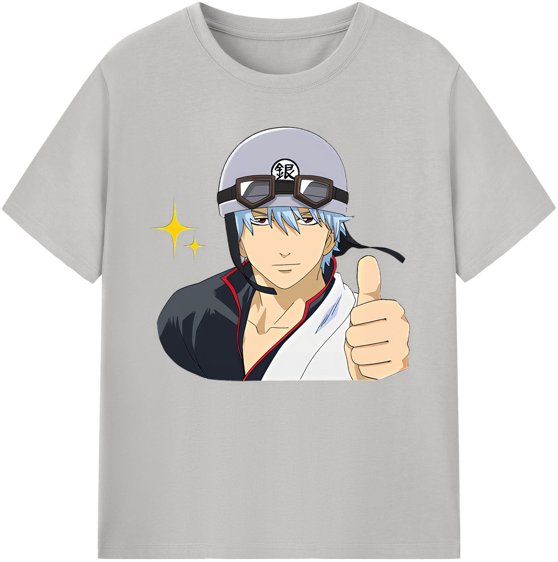 （画像用） ぎんたま 坂田銀時（さかたぎんとき） 神楽 志村新八（しむら しんぱち） GINTAMA Sakata Gintoki Kagura Shimura Shinpachi 綿100％ メンズ半袖Tシャツ｜肌触りやわらか＆通気性