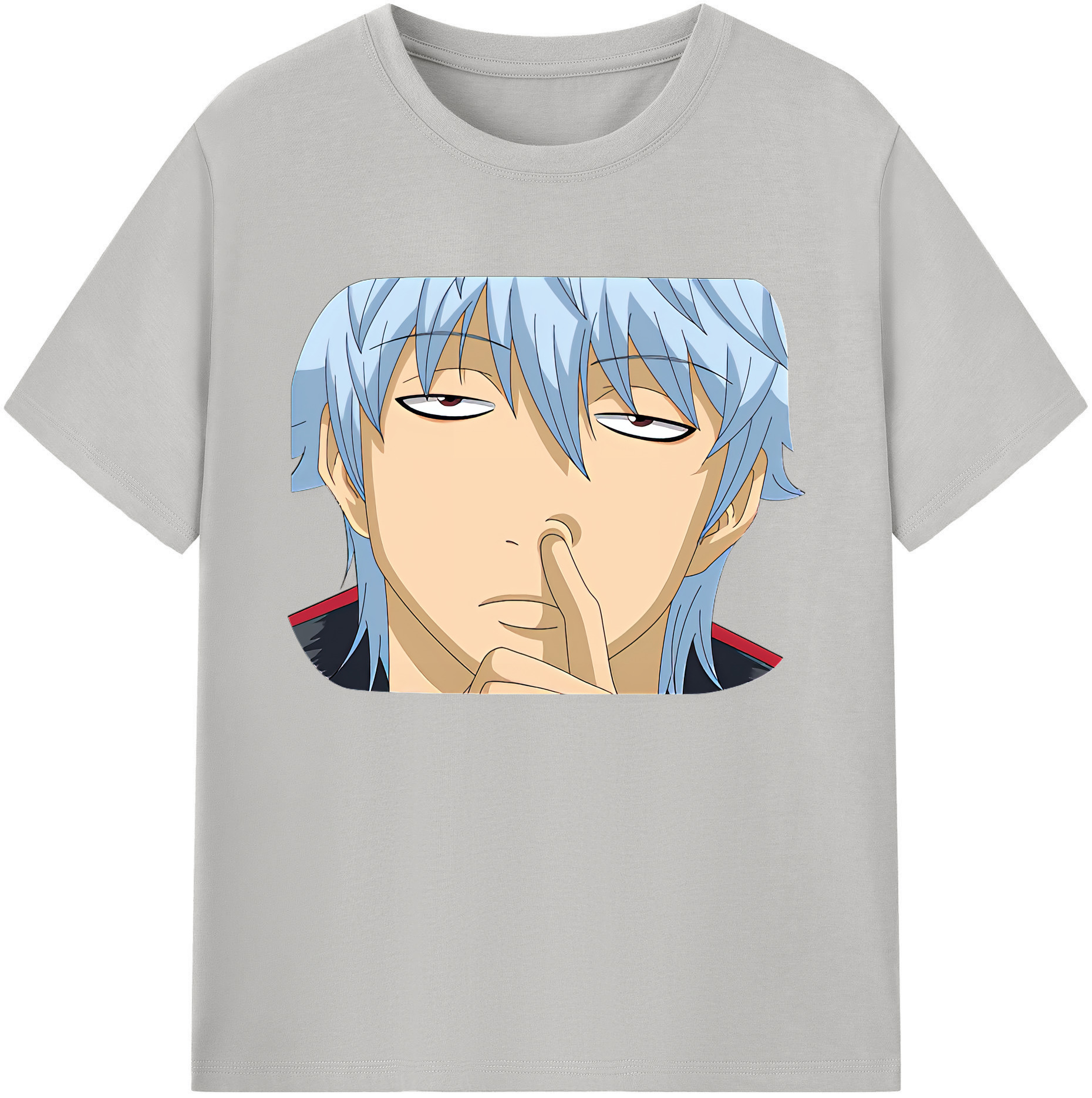 （画像用） ぎんたま 坂田銀時（さかたぎんとき） 神楽 志村新八（しむら しんぱち） GINTAMA Sakata Gintoki Kagura Shimura Shinpachi 綿100％ メンズ半袖Tシャツ｜肌触りやわらか＆通気性
