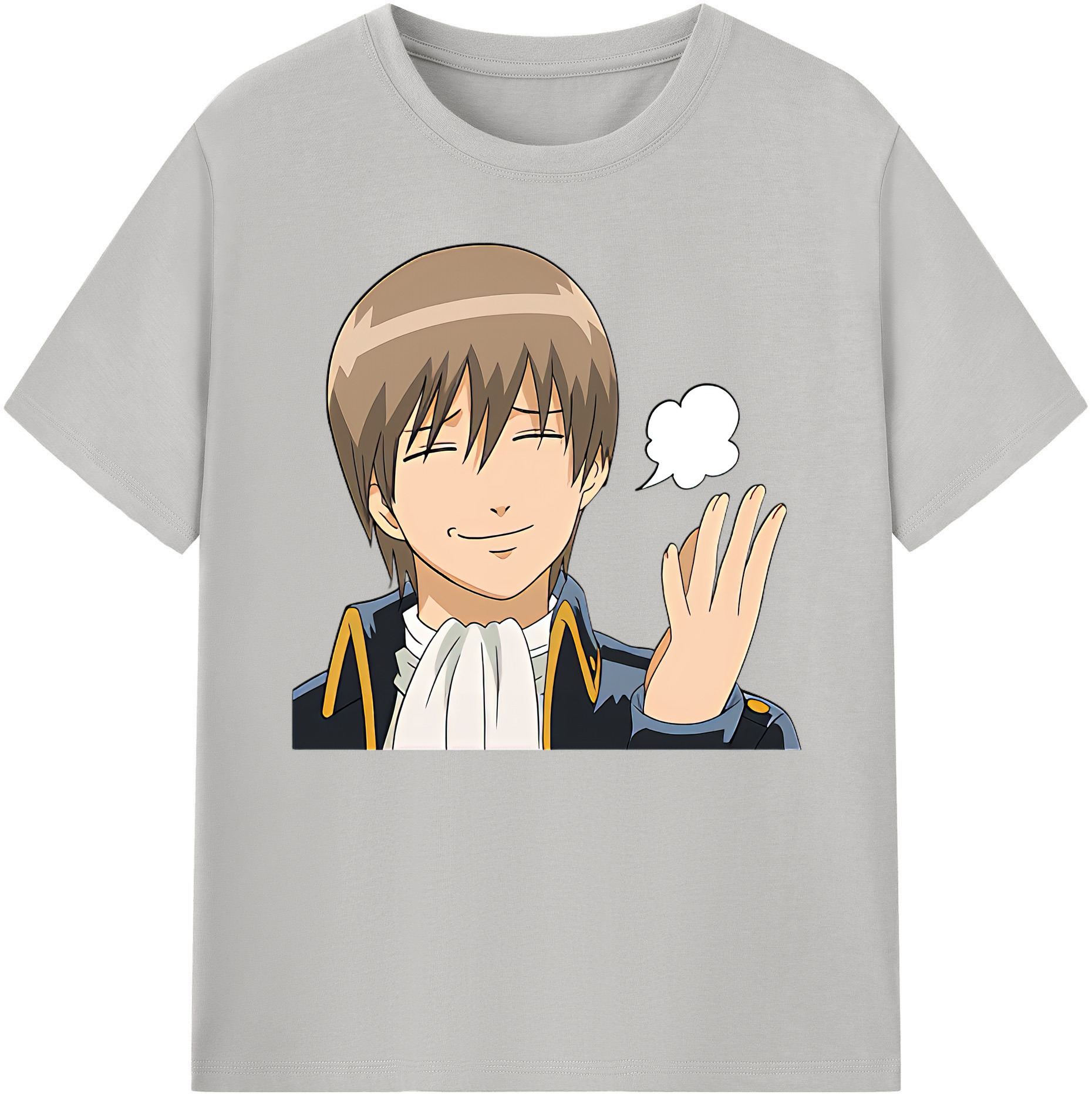 （画像用） ぎんたま 坂田銀時（さかたぎんとき） 神楽 志村新八（しむら しんぱち） GINTAMA Sakata Gintoki Kagura Shimura Shinpachi 綿100％ メンズ半袖Tシャツ｜肌触りやわらか＆通気性
