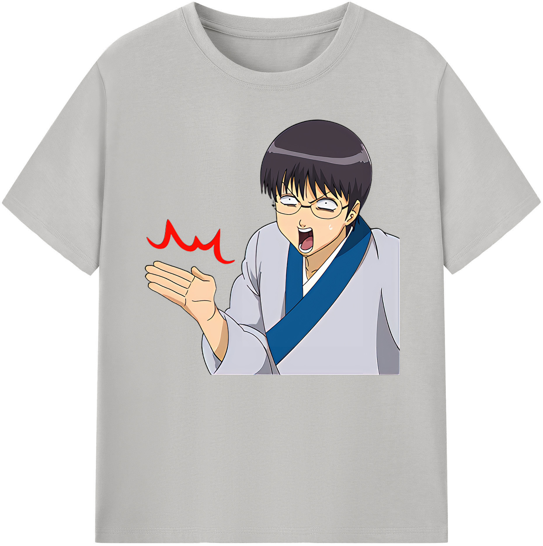 （画像用） ぎんたま 坂田銀時（さかたぎんとき） 神楽 志村新八（しむら しんぱち） GINTAMA Sakata Gintoki Kagura Shimura Shinpachi 綿100％ メンズ半袖Tシャツ｜肌触りやわらか＆通気性