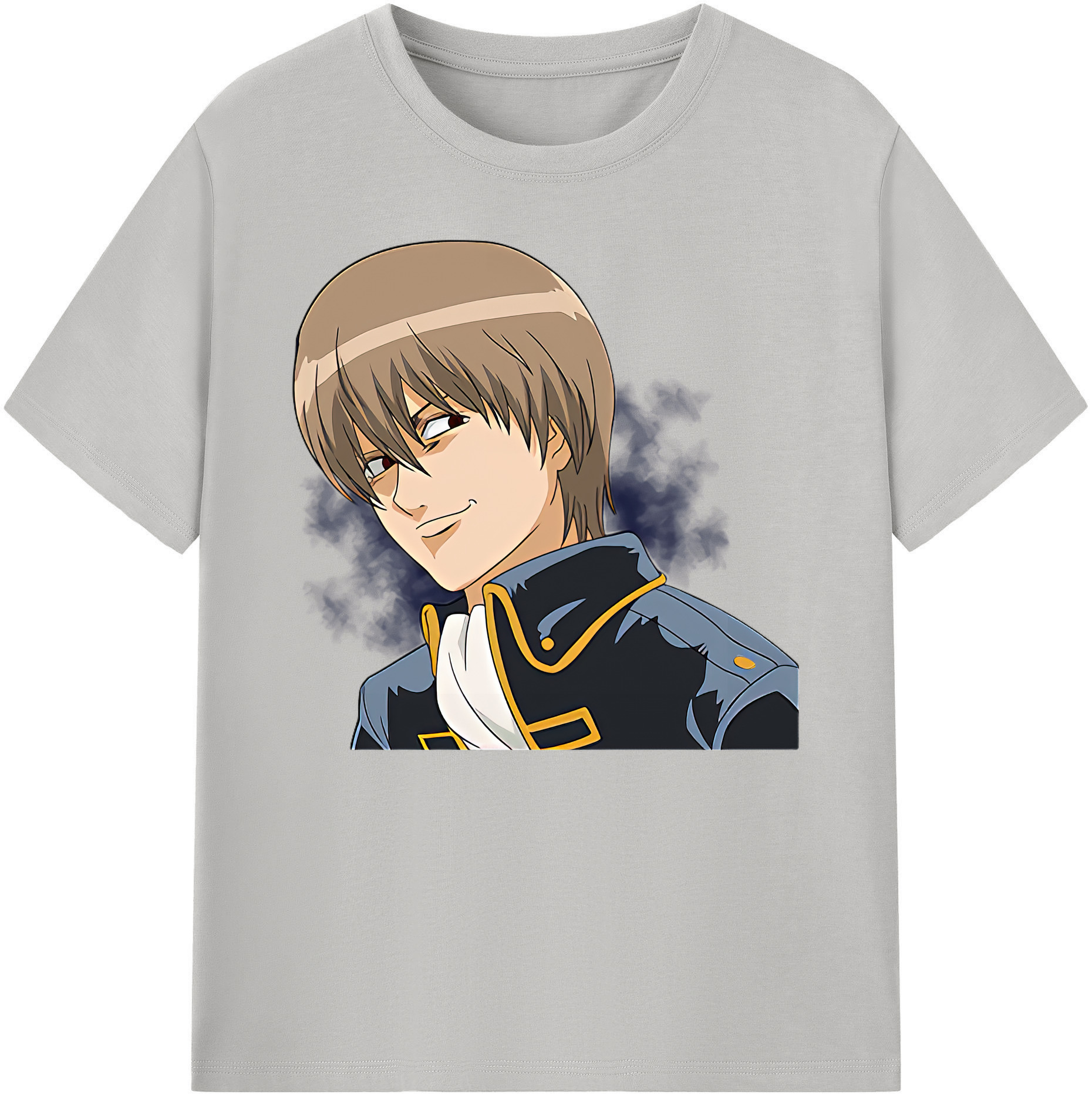 （画像用） ぎんたま 坂田銀時（さかたぎんとき） 神楽 志村新八（しむら しんぱち） GINTAMA Sakata Gintoki Kagura Shimura Shinpachi 綿100％ メンズ半袖Tシャツ｜肌触りやわらか＆通気性