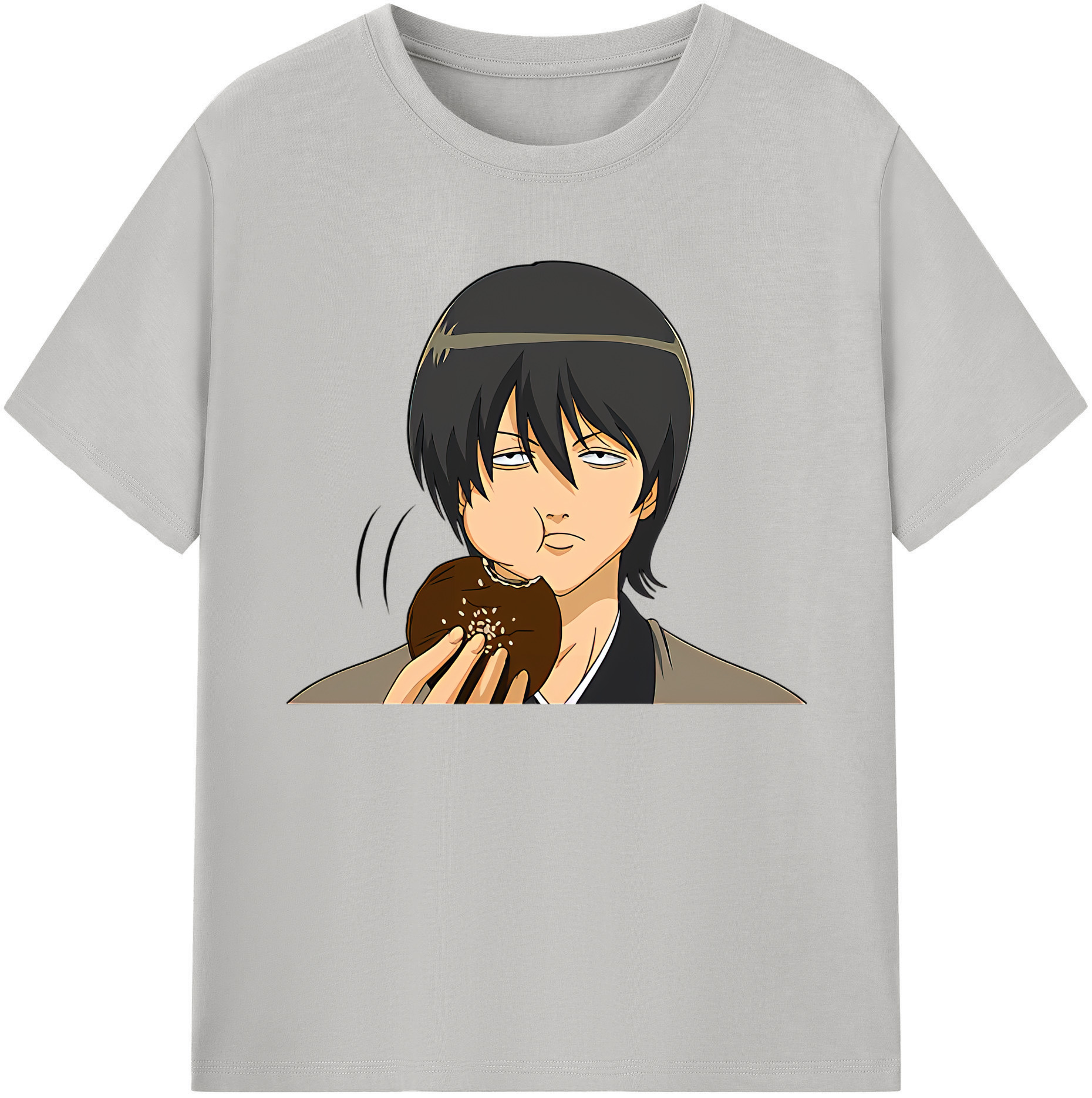 （画像用） ぎんたま 坂田銀時（さかたぎんとき） 神楽 志村新八（しむら しんぱち） GINTAMA Sakata Gintoki Kagura Shimura Shinpachi 綿100％ メンズ半袖Tシャツ｜肌触りやわらか＆通気性