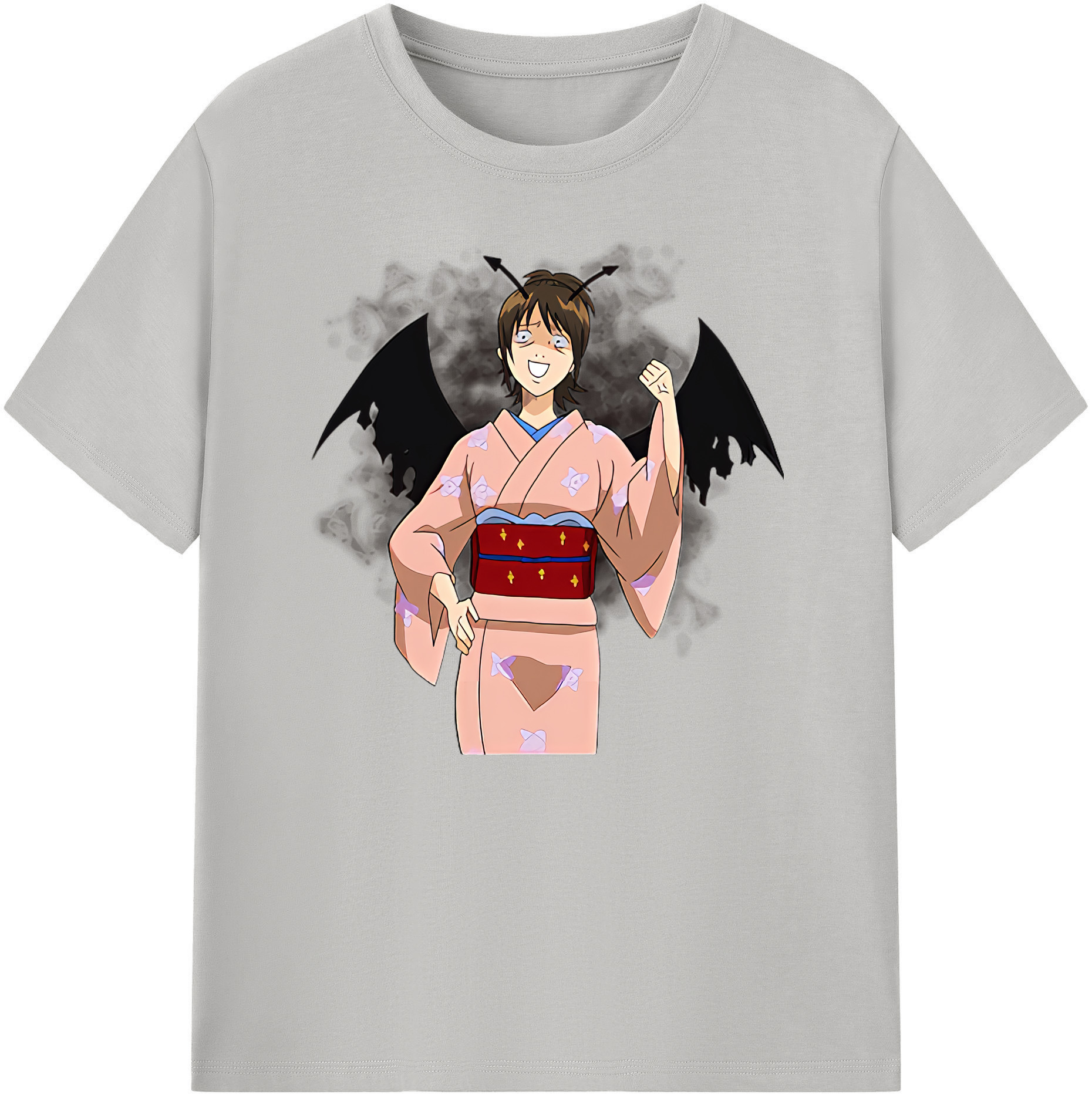 （画像用） ぎんたま 坂田銀時（さかたぎんとき） 神楽 志村新八（しむら しんぱち） GINTAMA Sakata Gintoki Kagura Shimura Shinpachi 綿100％ メンズ半袖Tシャツ｜肌触りやわらか＆通気性
