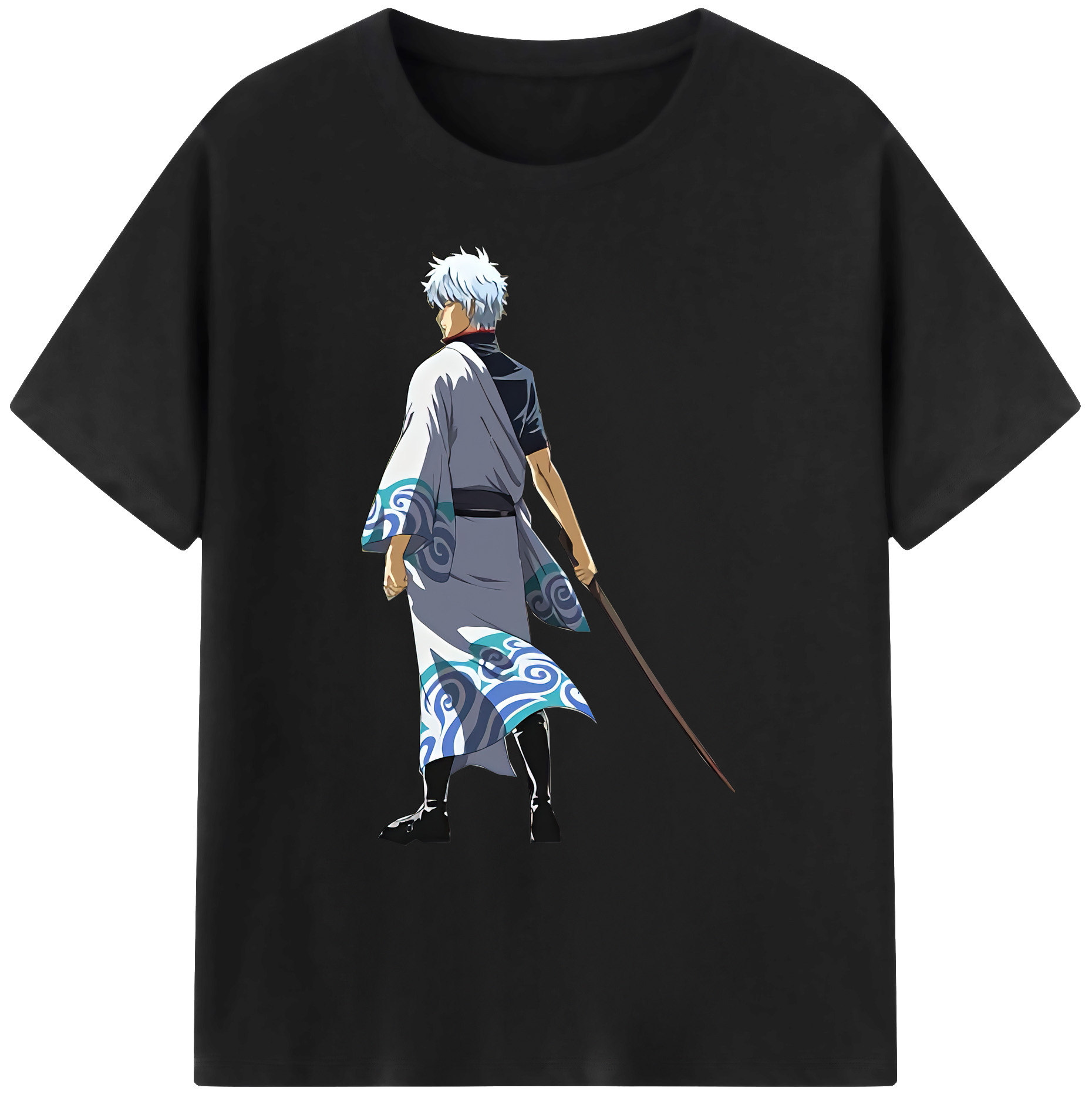 （画像用） ぎんたま 坂田銀時（さかたぎんとき） 神楽 志村新八（しむら しんぱち） GINTAMA Sakata Gintoki Kagura Shimura Shinpachi 綿100％ メンズ半袖Tシャツ｜肌触りやわらか＆通気性