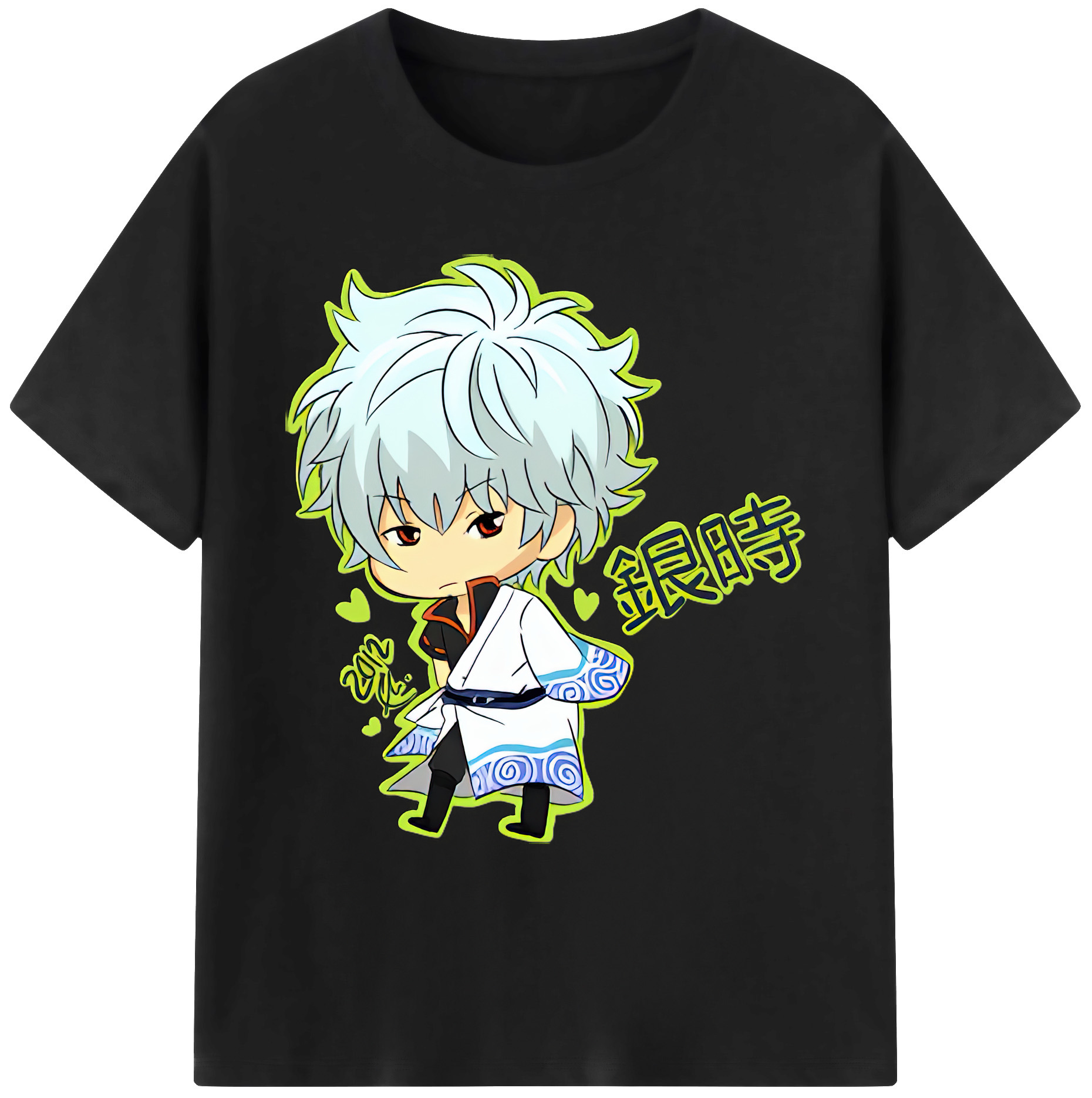 （画像用） ぎんたま 坂田銀時（さかたぎんとき） 神楽 志村新八（しむら しんぱち） GINTAMA Sakata Gintoki Kagura Shimura Shinpachi 綿100％ メンズ半袖Tシャツ｜肌触りやわらか＆通気性