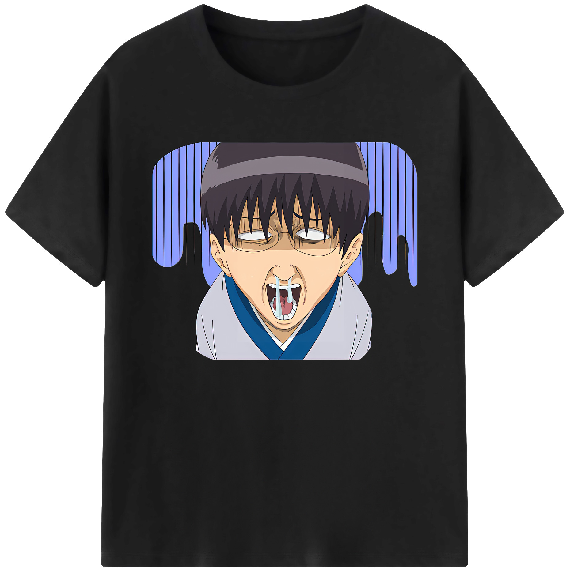 （画像用） ぎんたま 坂田銀時（さかたぎんとき） 神楽 志村新八（しむら しんぱち） GINTAMA Sakata Gintoki Kagura Shimura Shinpachi 綿100％ メンズ半袖Tシャツ｜肌触りやわらか＆通気性