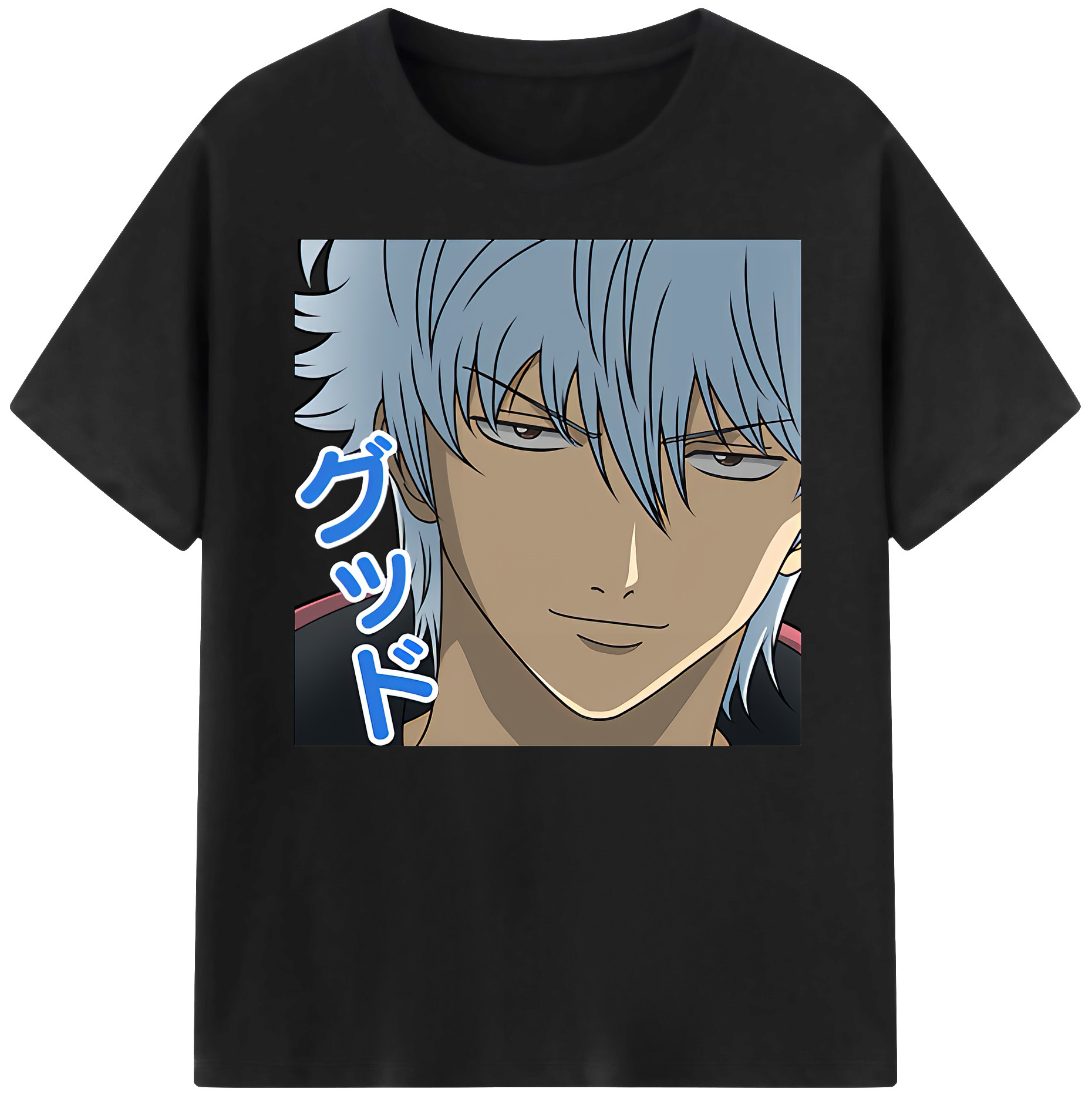 （画像用） ぎんたま 坂田銀時（さかたぎんとき） 神楽 志村新八（しむら しんぱち） GINTAMA Sakata Gintoki Kagura Shimura Shinpachi 綿100％ メンズ半袖Tシャツ｜肌触りやわらか＆通気性