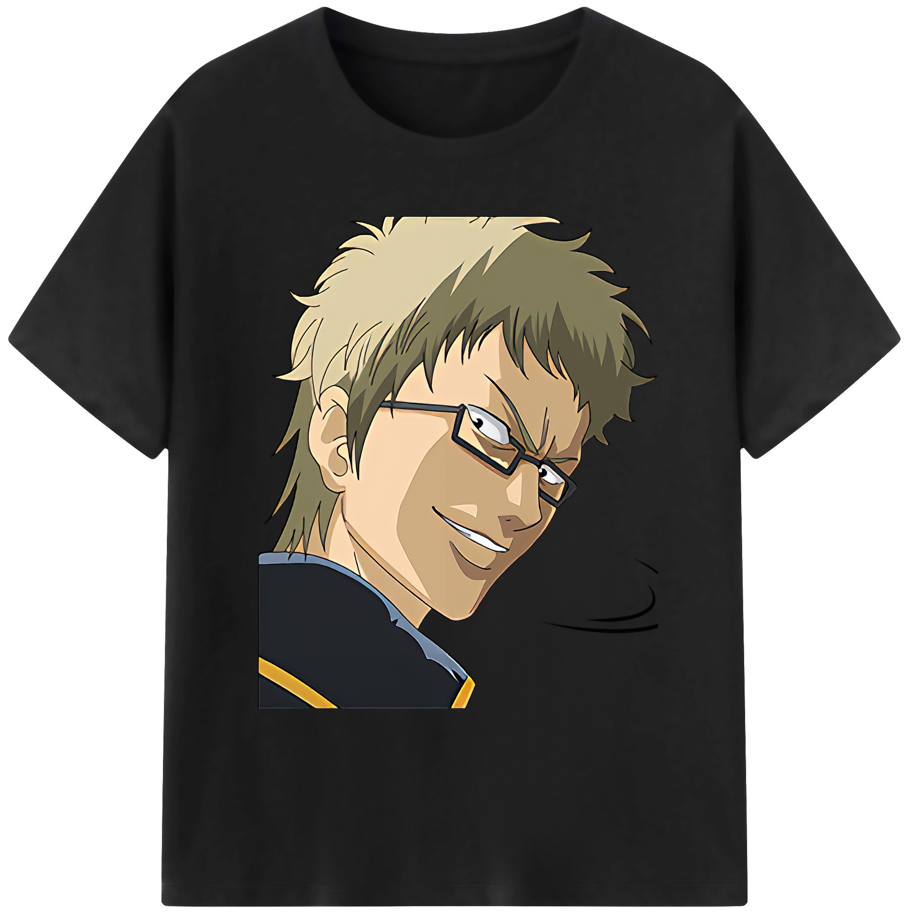（画像用） ぎんたま 坂田銀時（さかたぎんとき） 神楽 志村新八（しむら しんぱち） GINTAMA Sakata Gintoki Kagura Shimura Shinpachi 綿100％ メンズ半袖Tシャツ｜肌触りやわらか＆通気性