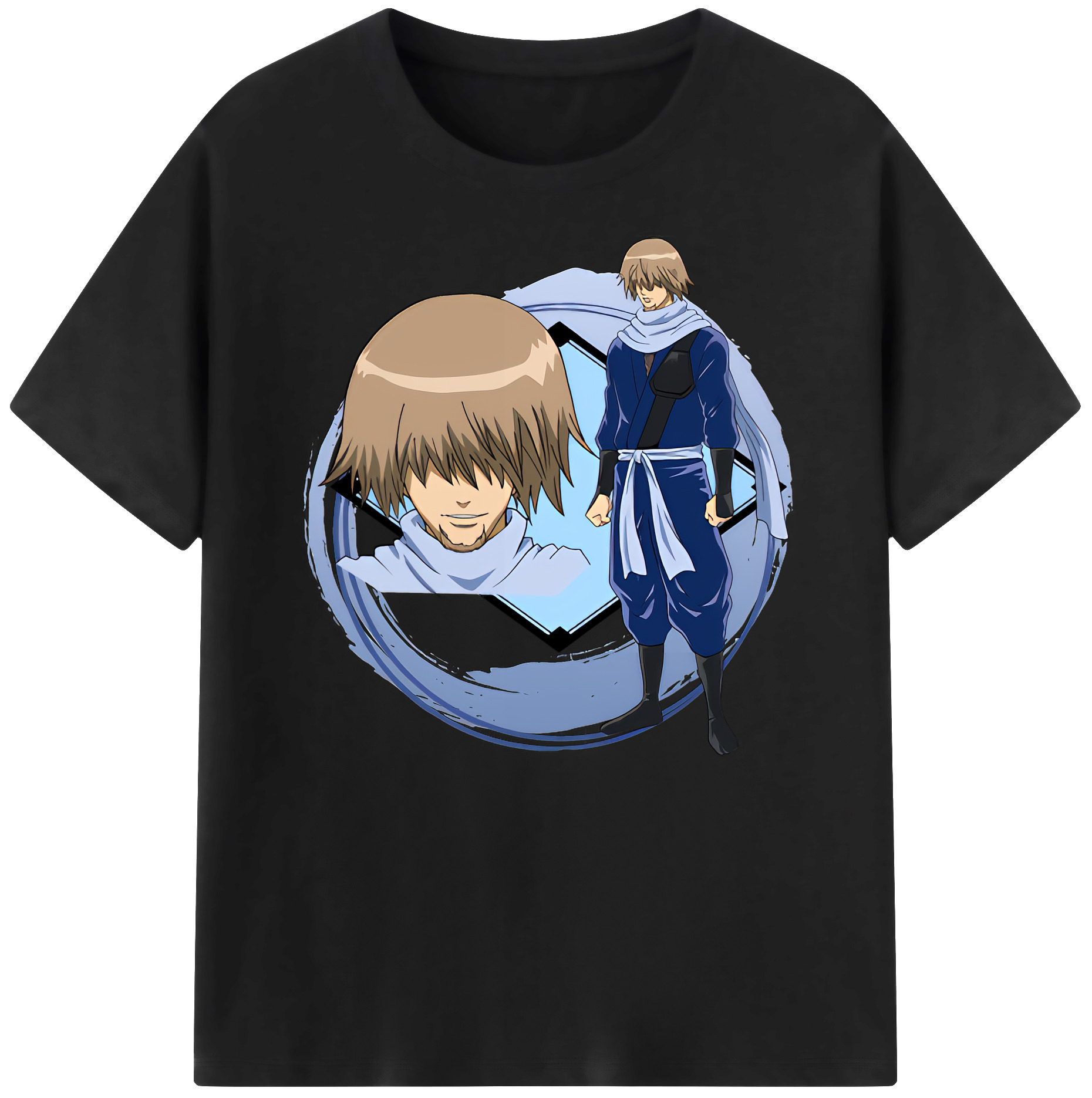 （画像用） ぎんたま 坂田銀時（さかたぎんとき） 神楽 志村新八（しむら しんぱち） GINTAMA Sakata Gintoki Kagura Shimura Shinpachi 綿100％ メンズ半袖Tシャツ｜肌触りやわらか＆通気性