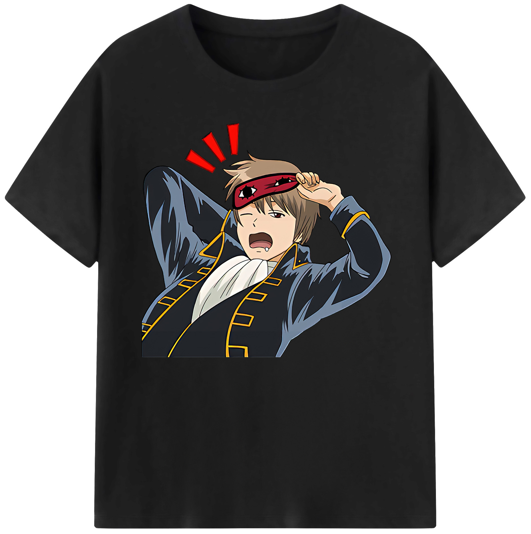 （画像用） ぎんたま 坂田銀時（さかたぎんとき） 神楽 志村新八（しむら しんぱち） GINTAMA Sakata Gintoki Kagura Shimura Shinpachi 綿100％ メンズ半袖Tシャツ｜肌触りやわらか＆通気性