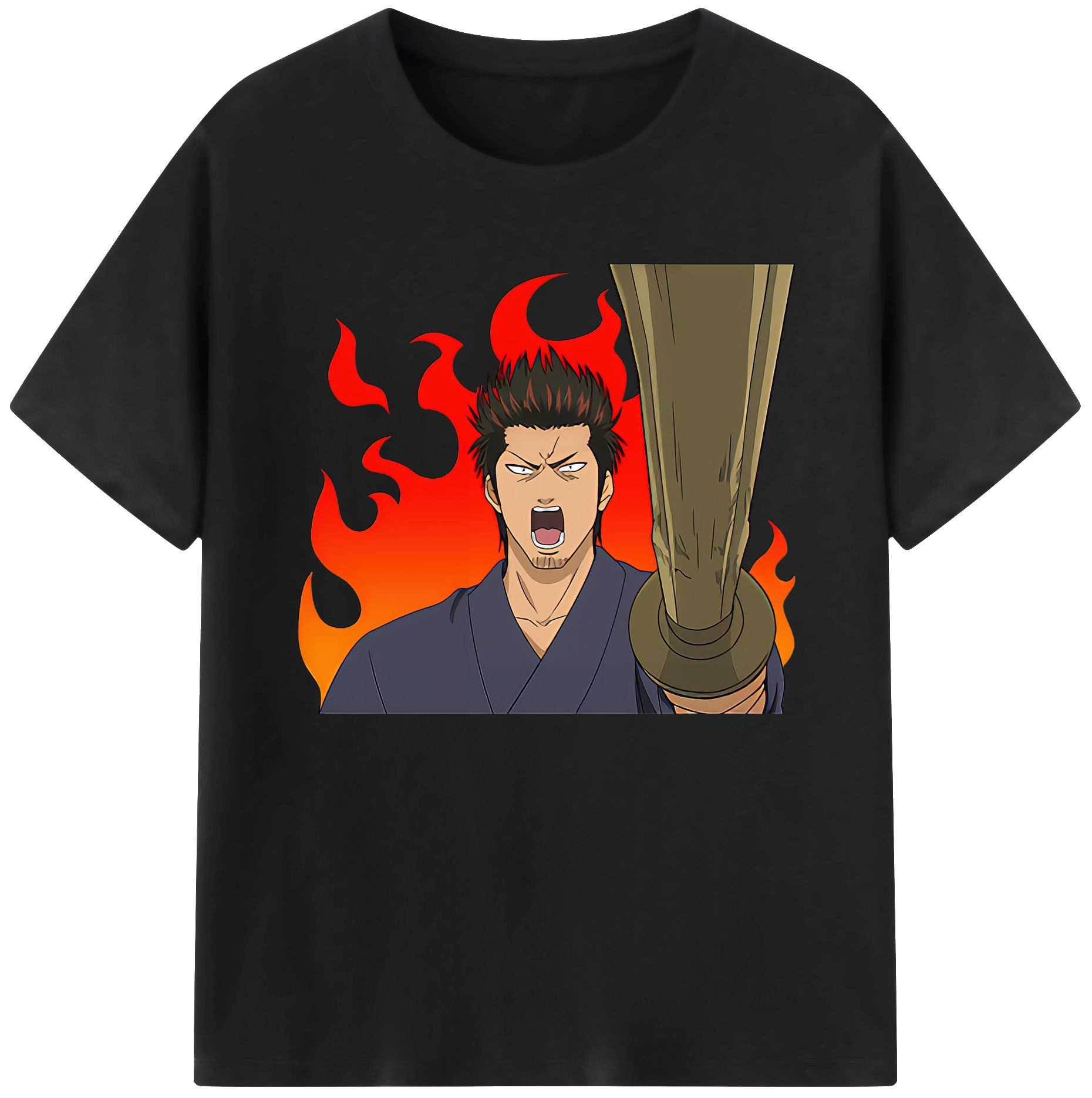 （画像用） ぎんたま 坂田銀時（さかたぎんとき） 神楽 志村新八（しむら しんぱち） GINTAMA Sakata Gintoki Kagura Shimura Shinpachi 綿100％ メンズ半袖Tシャツ｜肌触りやわらか＆通気性
