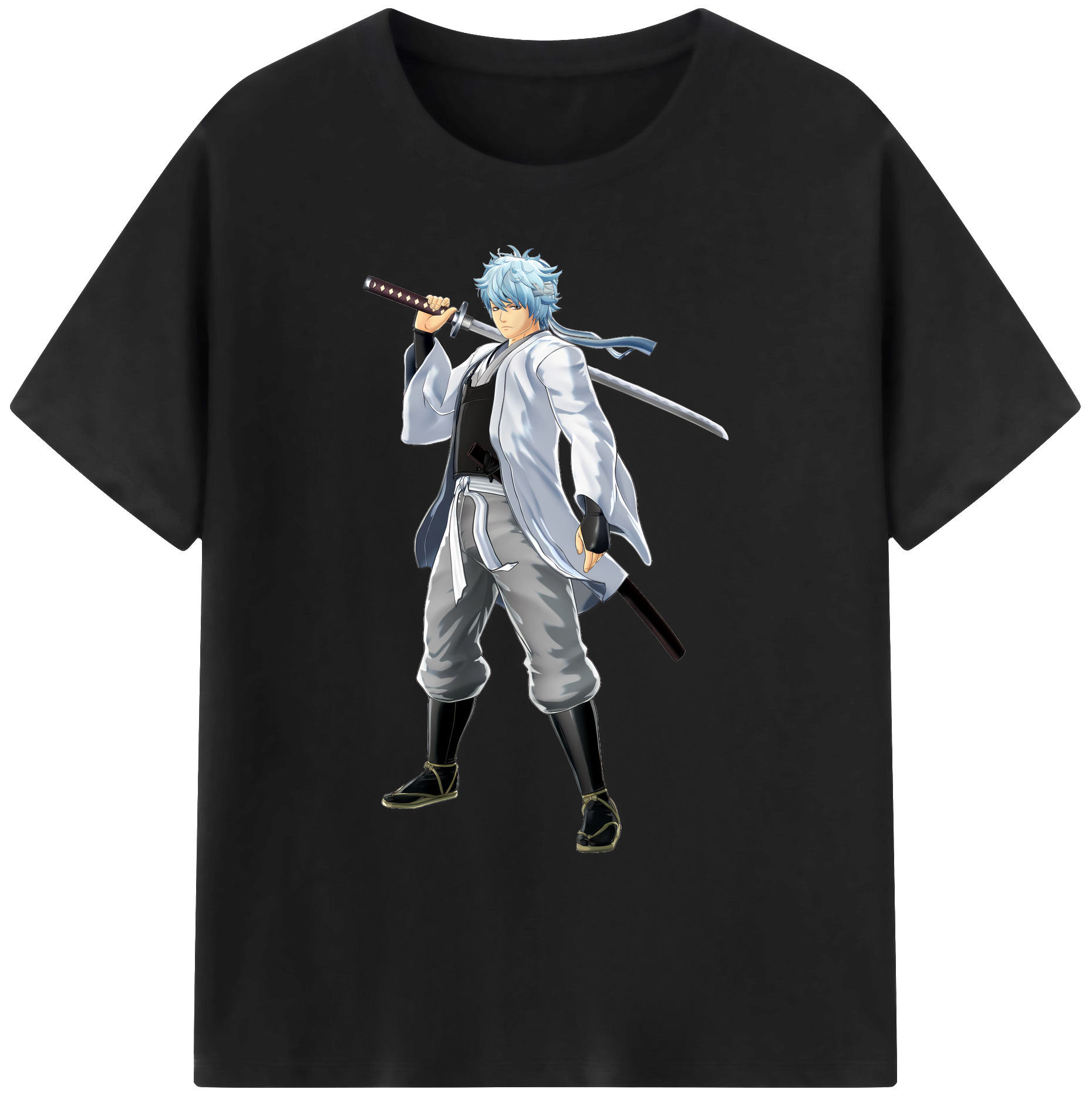 （画像用） ぎんたま 坂田銀時（さかたぎんとき） 神楽 志村新八（しむら しんぱち） GINTAMA Sakata Gintoki Kagura Shimura Shinpachi 綿100％ メンズ半袖Tシャツ｜肌触りやわらか＆通気性