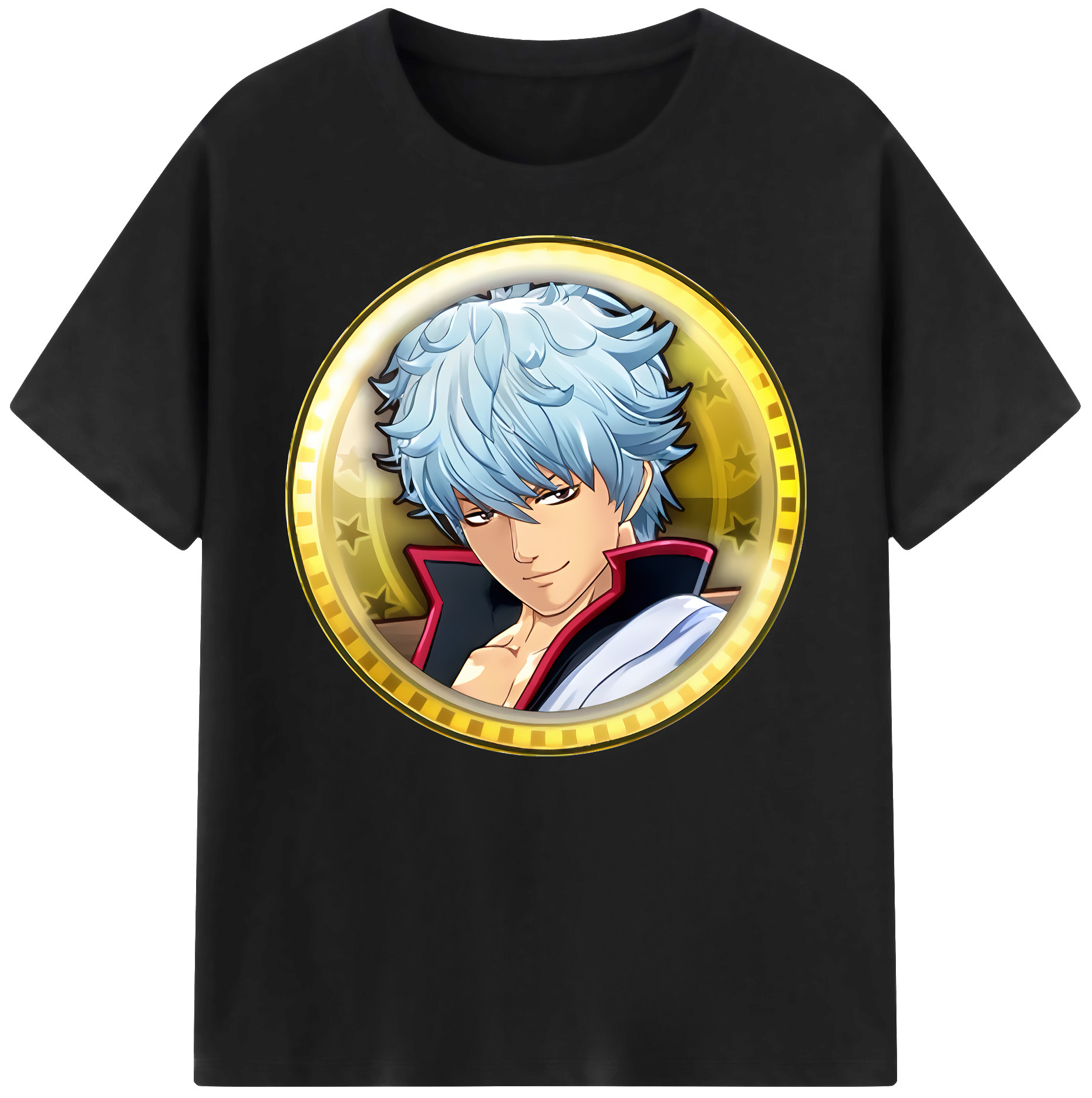 （画像用） ぎんたま 坂田銀時（さかたぎんとき） 神楽 志村新八（しむら しんぱち） GINTAMA Sakata Gintoki Kagura Shimura Shinpachi 綿100％ メンズ半袖Tシャツ｜肌触りやわらか＆通気性