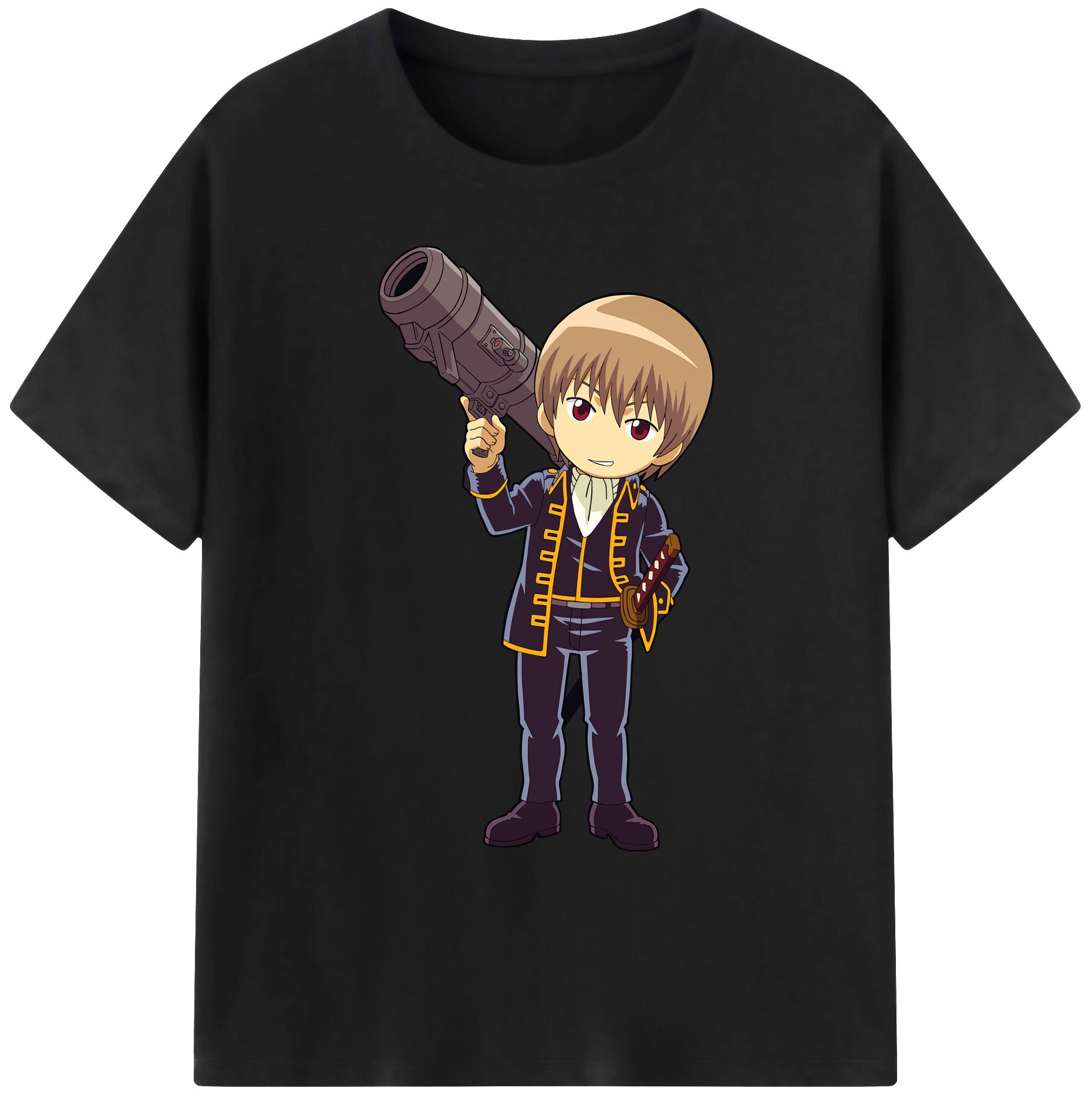 （画像用） ぎんたま 坂田銀時（さかたぎんとき） 神楽 志村新八（しむら しんぱち） GINTAMA Sakata Gintoki Kagura Shimura Shinpachi 綿100％ メンズ半袖Tシャツ｜肌触りやわらか＆通気性