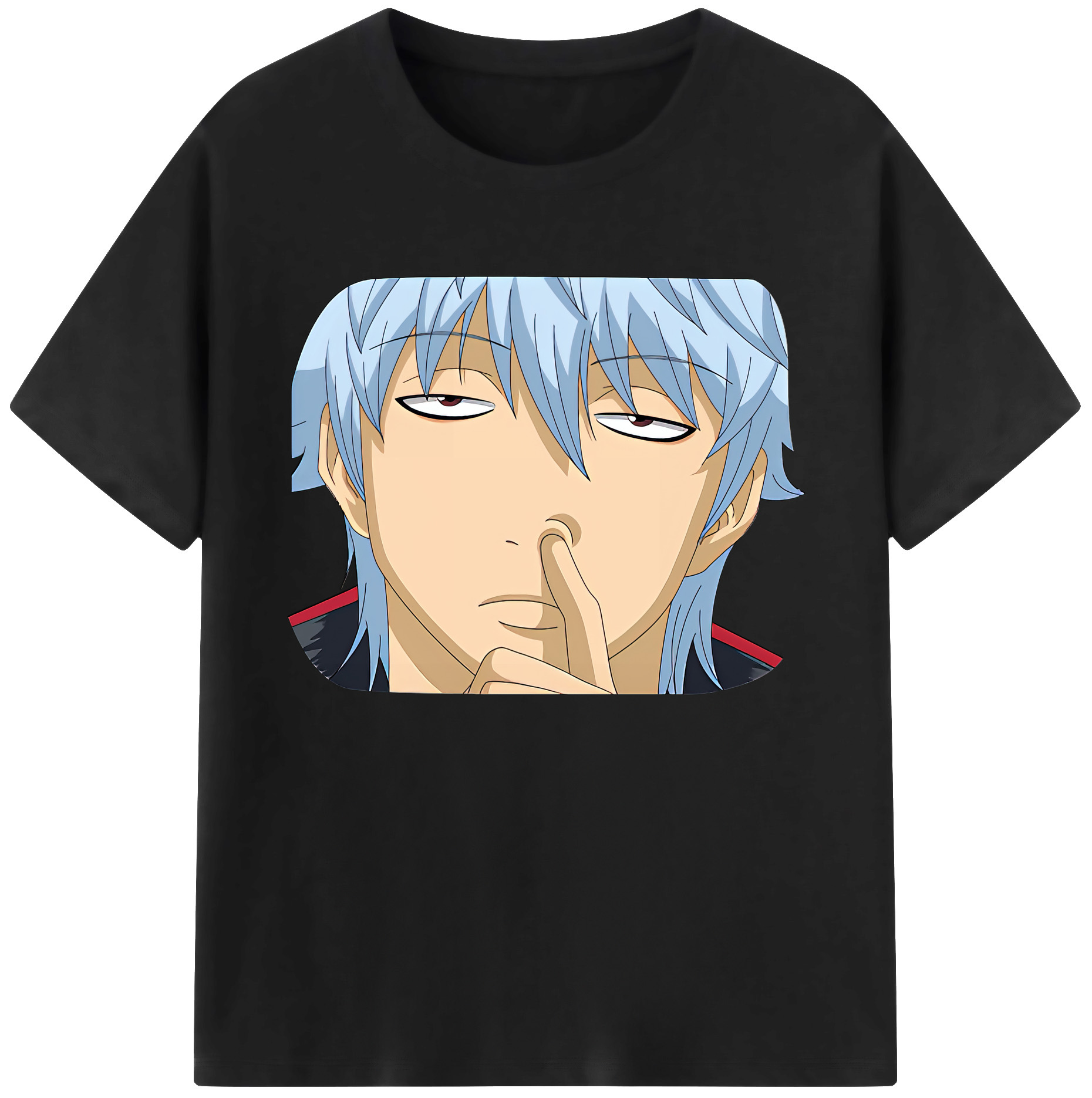 （画像用） ぎんたま 坂田銀時（さかたぎんとき） 神楽 志村新八（しむら しんぱち） GINTAMA Sakata Gintoki Kagura Shimura Shinpachi 綿100％ メンズ半袖Tシャツ｜肌触りやわらか＆通気性