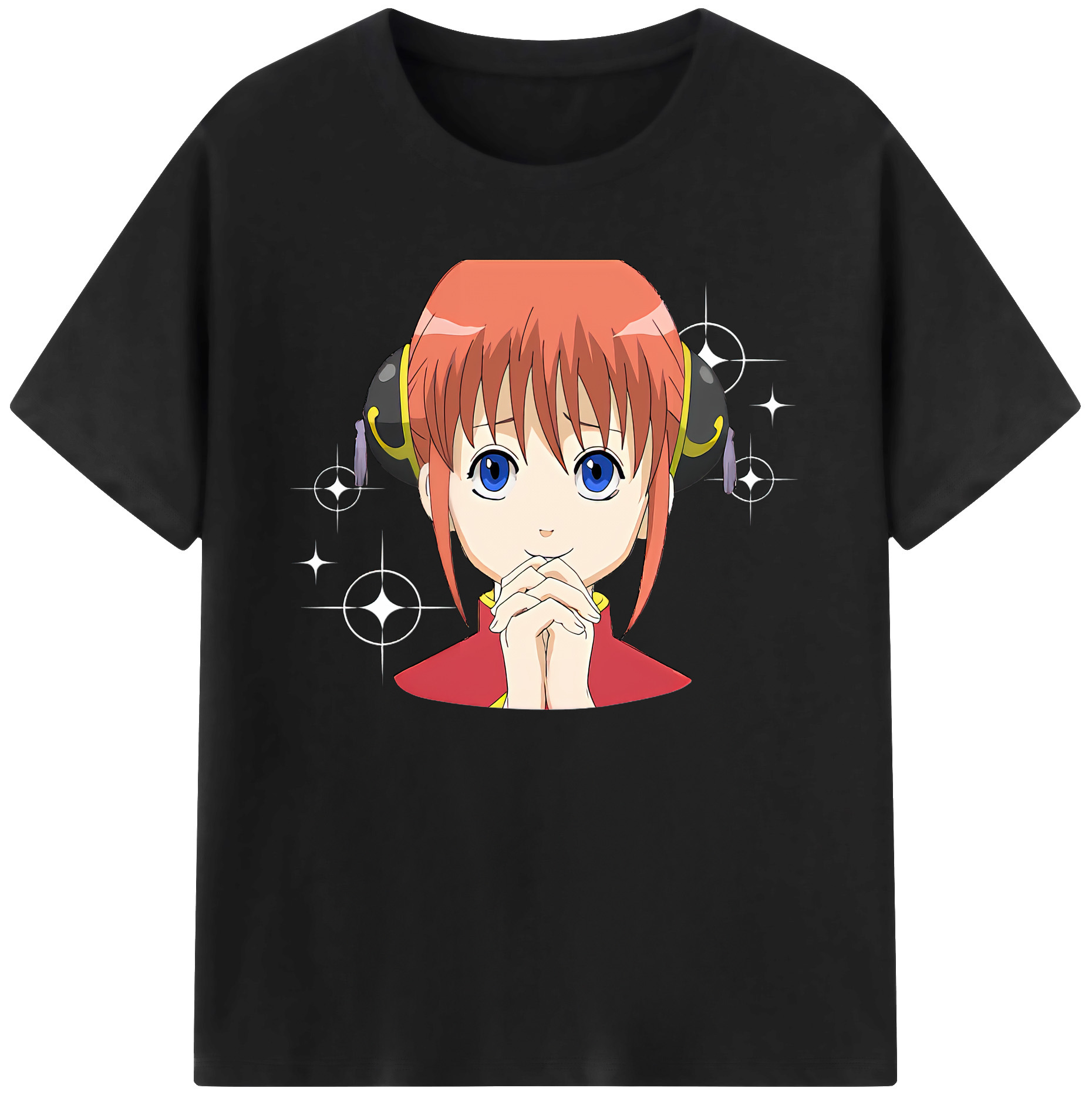 （画像用） ぎんたま 坂田銀時（さかたぎんとき） 神楽 志村新八（しむら しんぱち） GINTAMA Sakata Gintoki Kagura Shimura Shinpachi 綿100％ メンズ半袖Tシャツ｜肌触りやわらか＆通気性