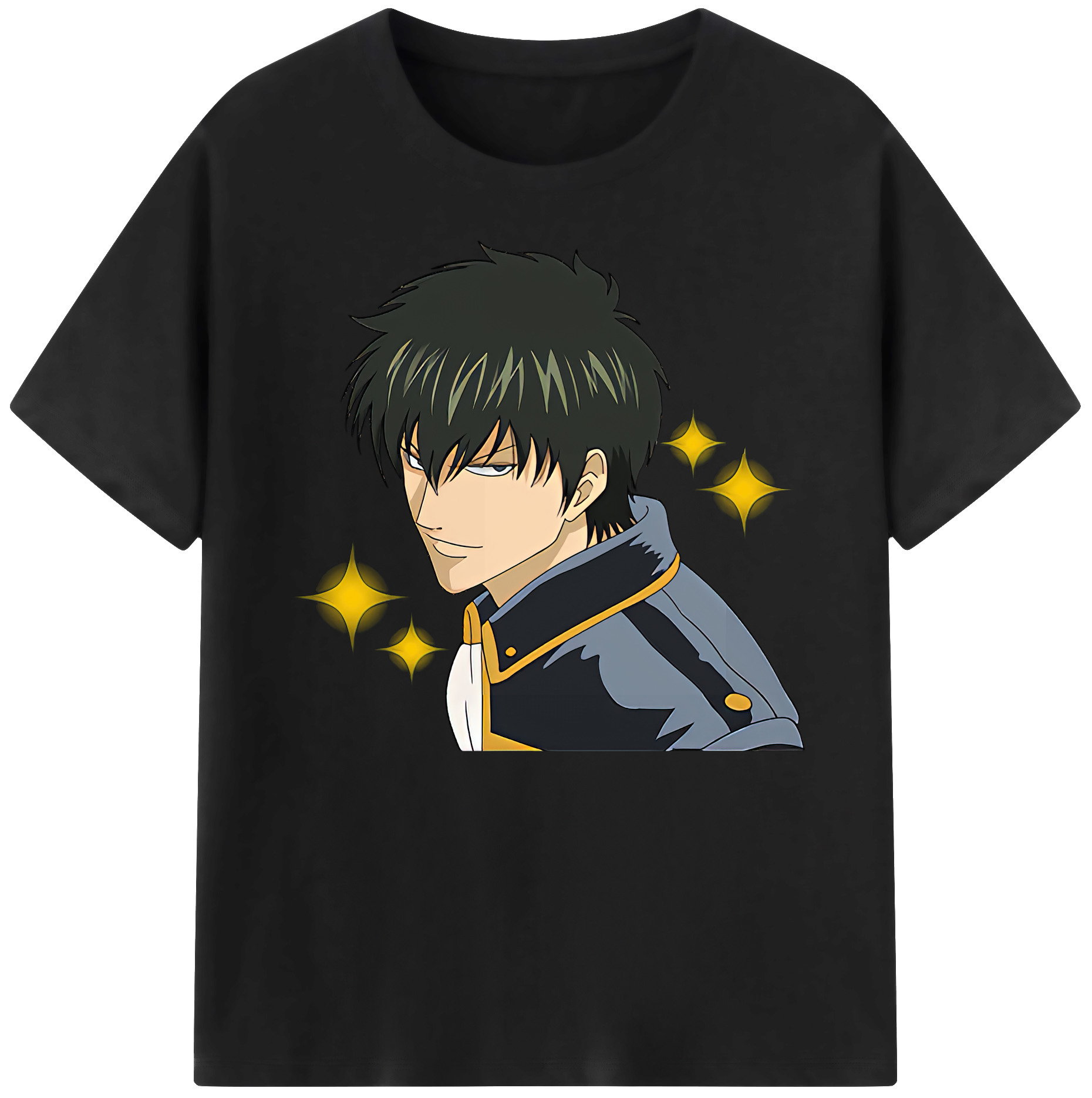 （画像用） ぎんたま 坂田銀時（さかたぎんとき） 神楽 志村新八（しむら しんぱち） GINTAMA Sakata Gintoki Kagura Shimura Shinpachi 綿100％ メンズ半袖Tシャツ｜肌触りやわらか＆通気性