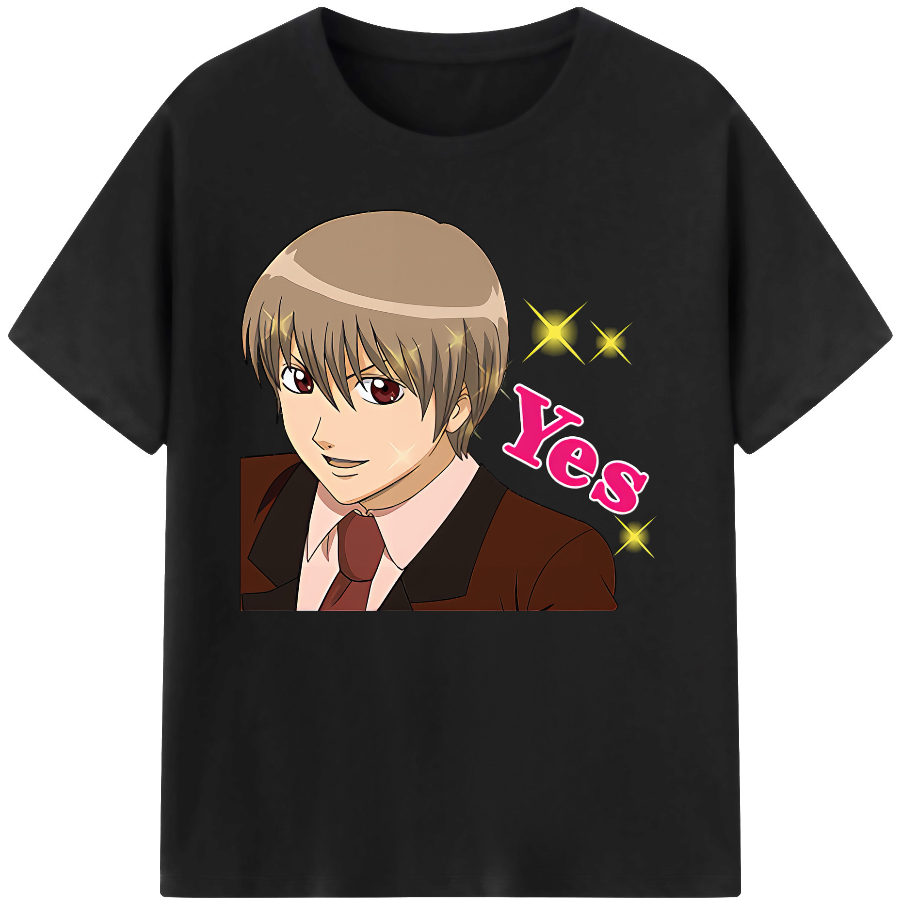 （画像用） ぎんたま 坂田銀時（さかたぎんとき） 神楽 志村新八（しむら しんぱち） GINTAMA Sakata Gintoki Kagura Shimura Shinpachi 綿100％ メンズ半袖Tシャツ｜肌触りやわらか＆通気性