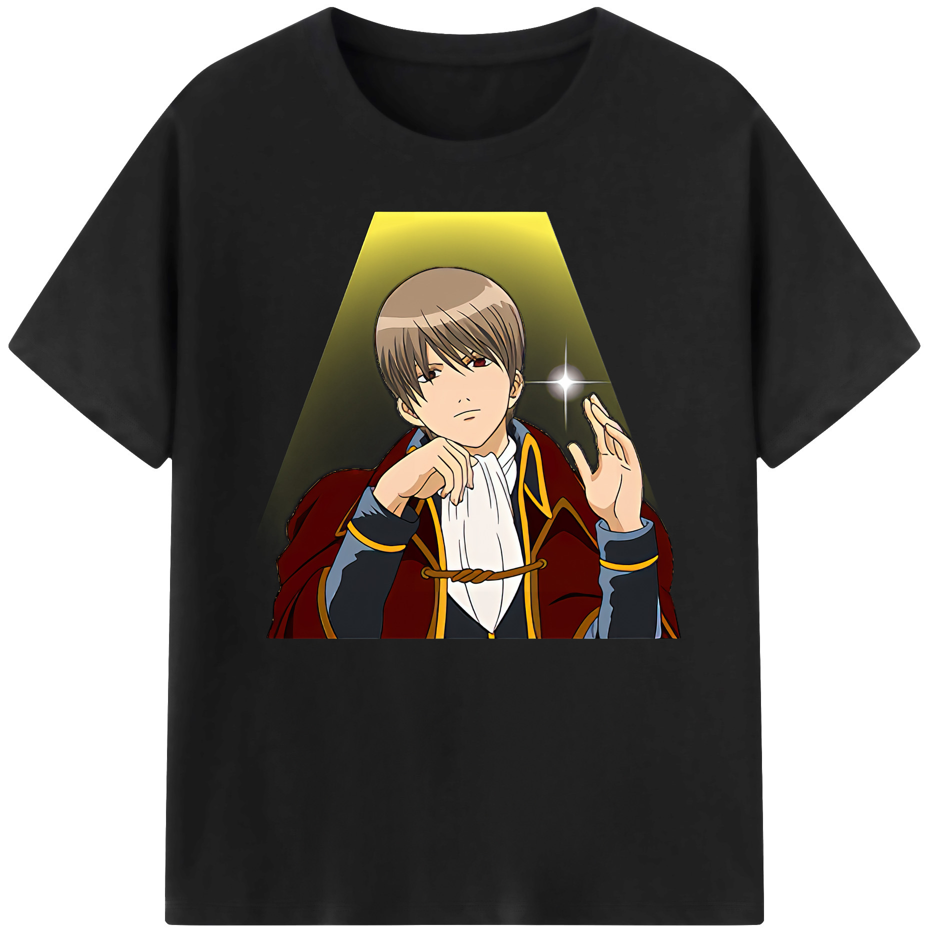 （画像用） ぎんたま 坂田銀時（さかたぎんとき） 神楽 志村新八（しむら しんぱち） GINTAMA Sakata Gintoki Kagura Shimura Shinpachi 綿100％ メンズ半袖Tシャツ｜肌触りやわらか＆通気性