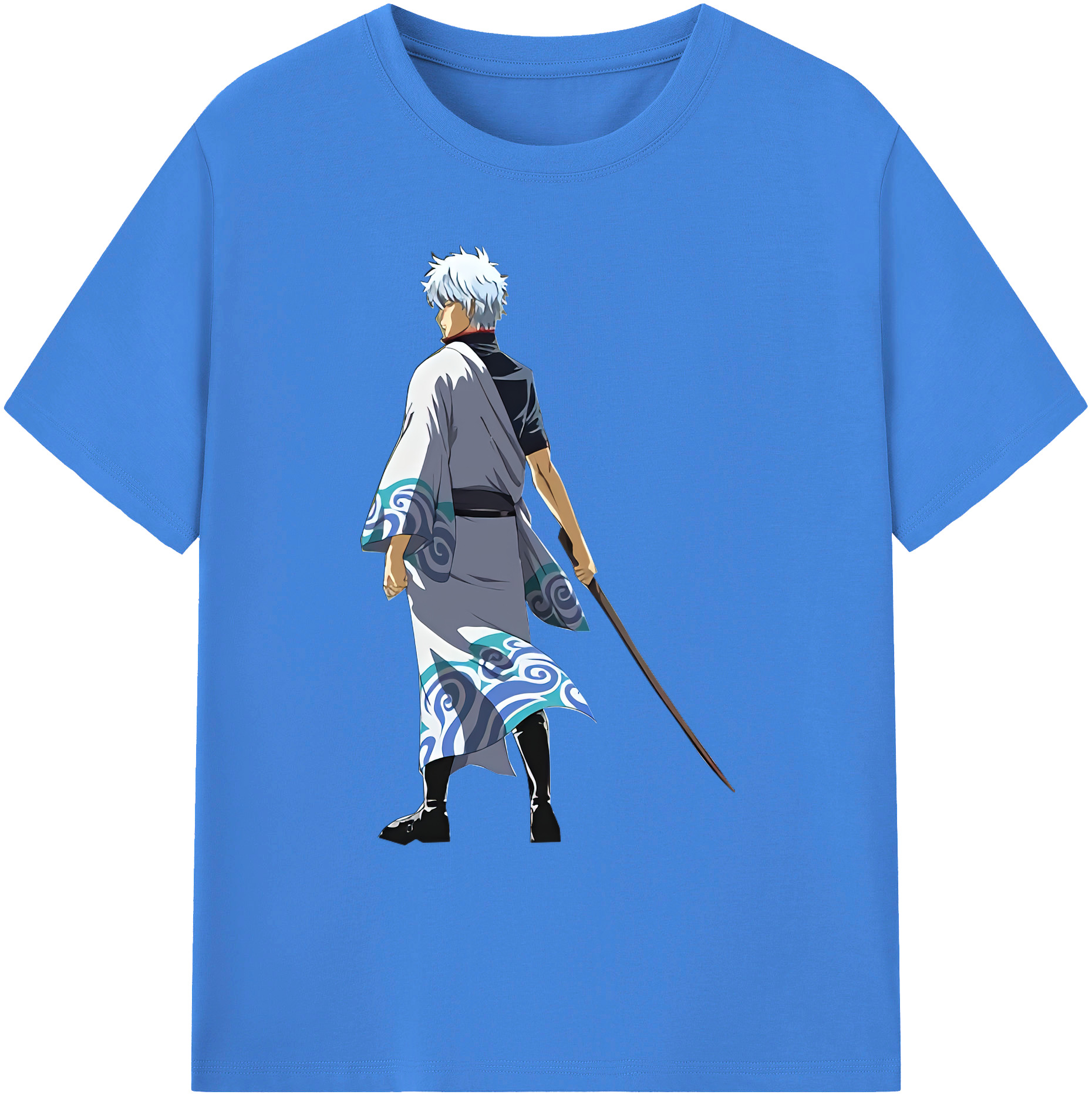 （画像用） ぎんたま 坂田銀時（さかたぎんとき） 神楽 志村新八（しむら しんぱち） GINTAMA Sakata Gintoki Kagura Shimura Shinpachi 綿100％ メンズ半袖Tシャツ｜肌触りやわらか＆通気性