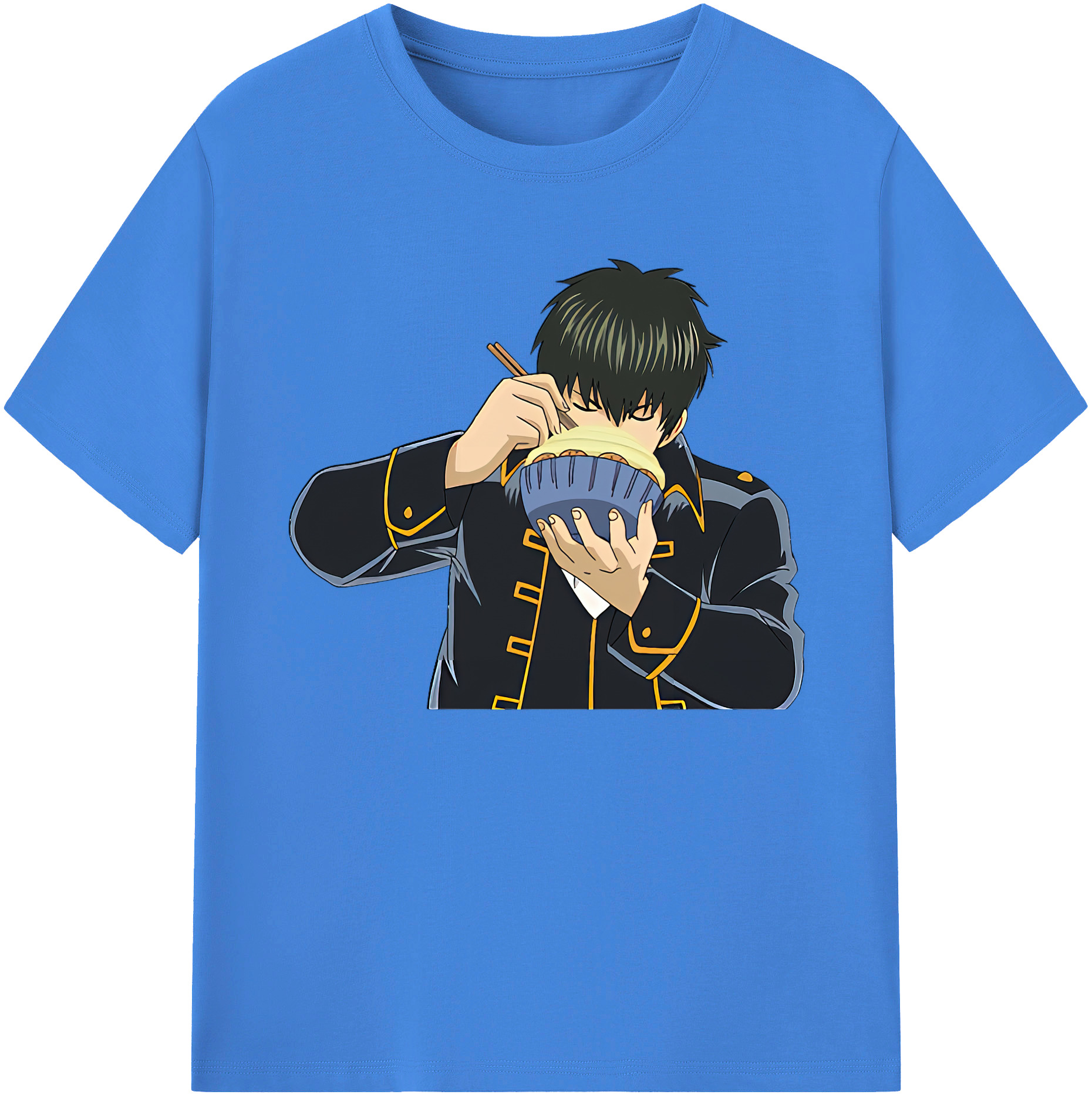 （画像用） ぎんたま 坂田銀時（さかたぎんとき） 神楽 志村新八（しむら しんぱち） GINTAMA Sakata Gintoki Kagura Shimura Shinpachi 綿100％ メンズ半袖Tシャツ｜肌触りやわらか＆通気性