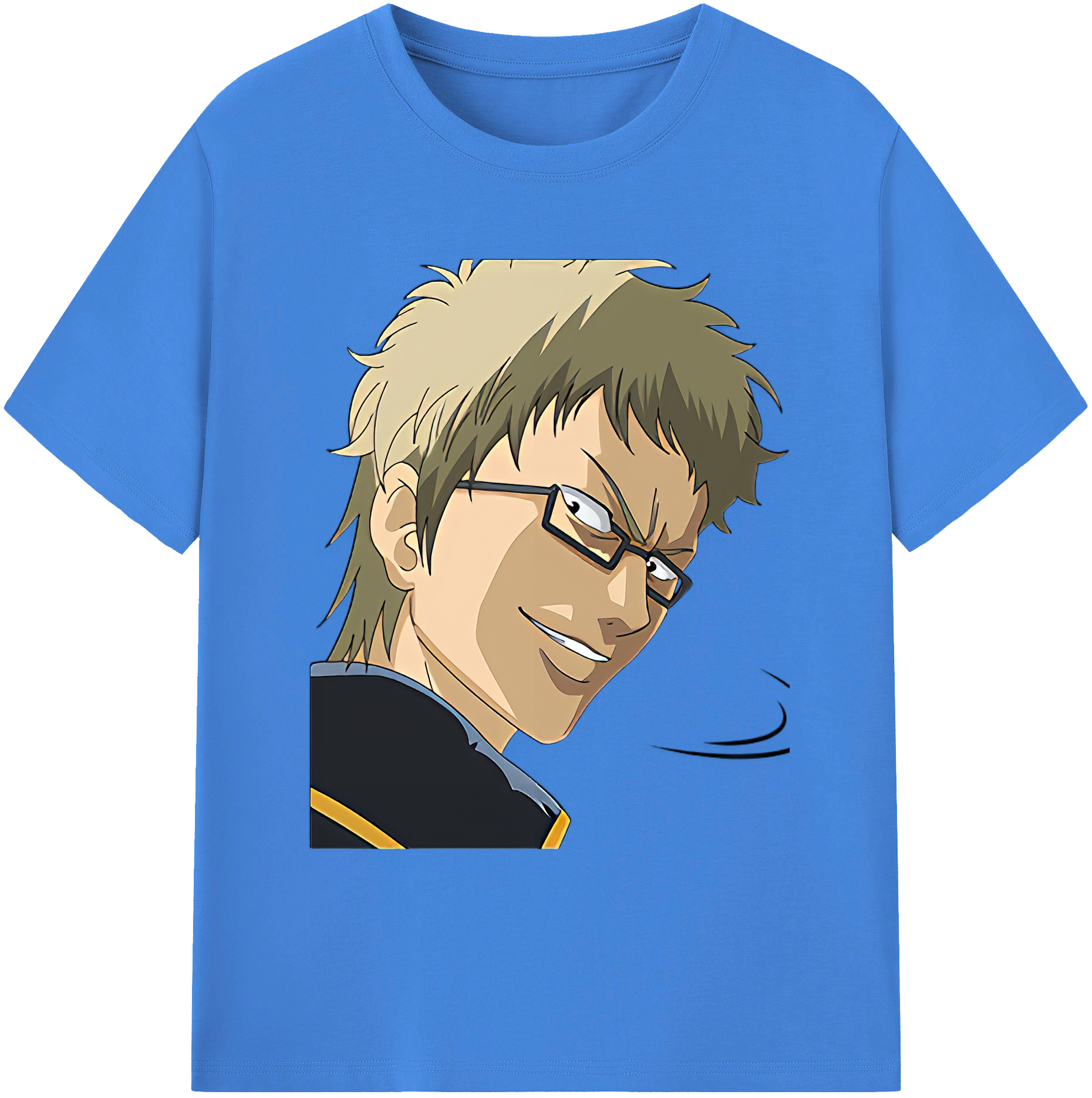 （画像用） ぎんたま 坂田銀時（さかたぎんとき） 神楽 志村新八（しむら しんぱち） GINTAMA Sakata Gintoki Kagura Shimura Shinpachi 綿100％ メンズ半袖Tシャツ｜肌触りやわらか＆通気性
