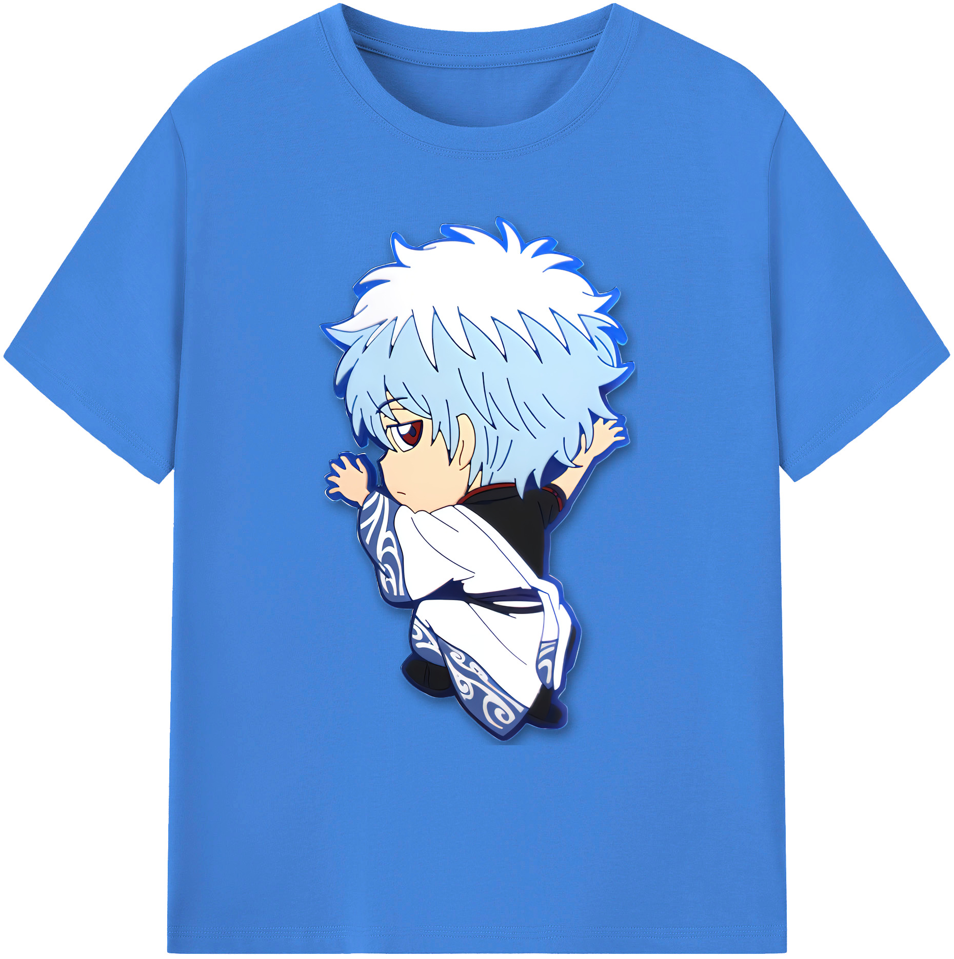 （画像用） ぎんたま 坂田銀時（さかたぎんとき） 神楽 志村新八（しむら しんぱち） GINTAMA Sakata Gintoki Kagura Shimura Shinpachi 綿100％ メンズ半袖Tシャツ｜肌触りやわらか＆通気性