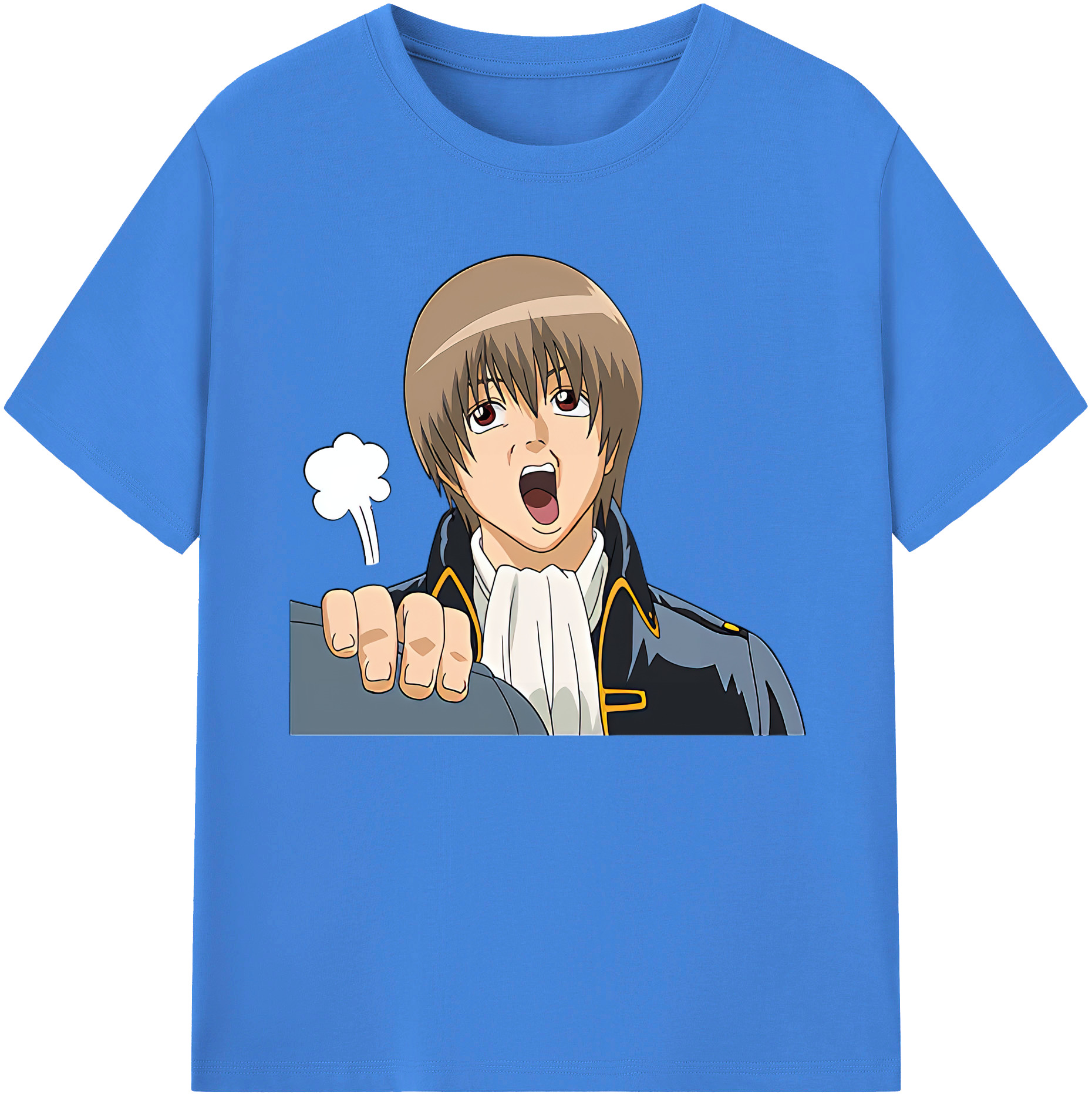 （画像用） ぎんたま 坂田銀時（さかたぎんとき） 神楽 志村新八（しむら しんぱち） GINTAMA Sakata Gintoki Kagura Shimura Shinpachi 綿100％ メンズ半袖Tシャツ｜肌触りやわらか＆通気性