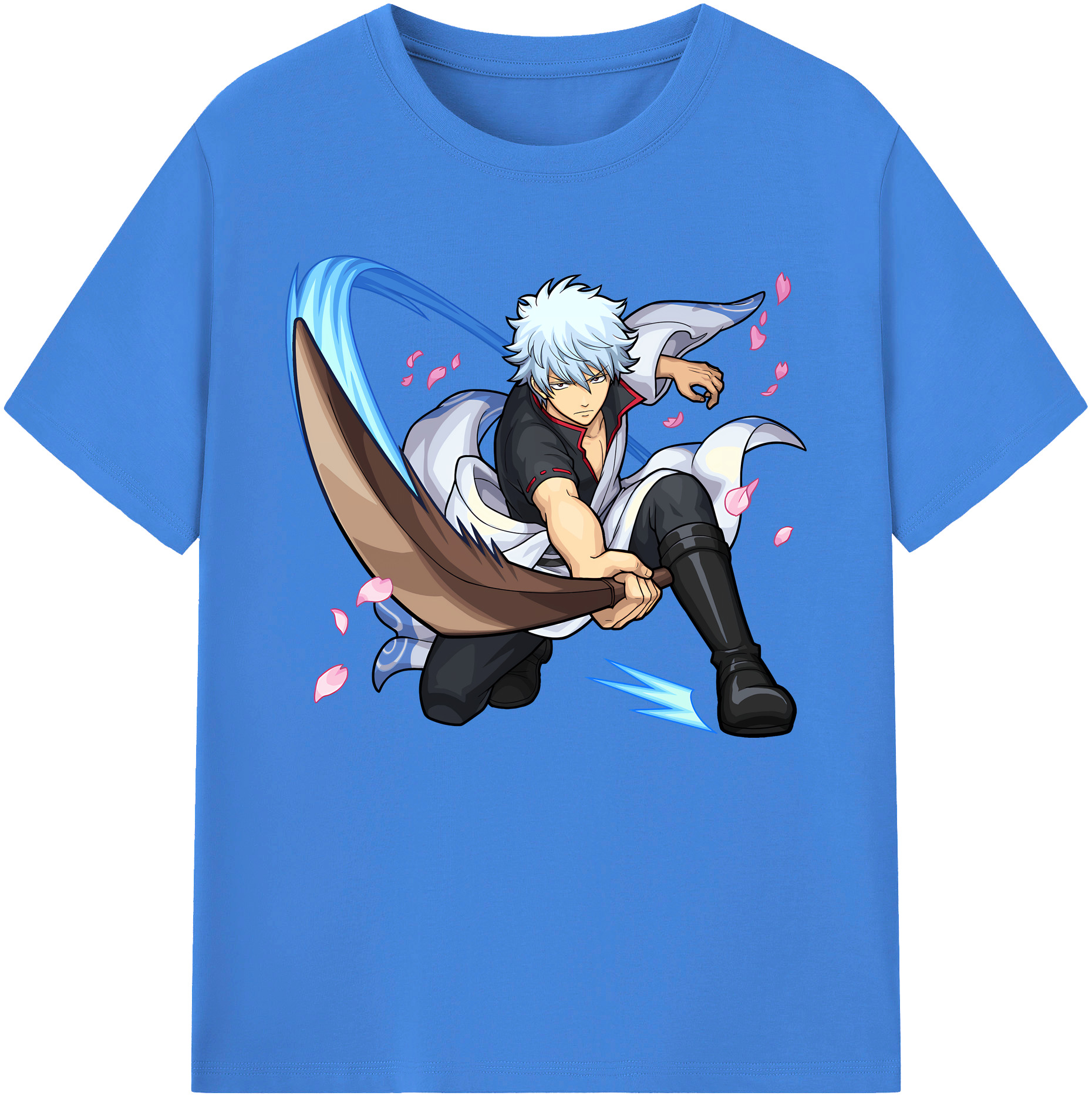 （画像用） ぎんたま 坂田銀時（さかたぎんとき） 神楽 志村新八（しむら しんぱち） GINTAMA Sakata Gintoki Kagura Shimura Shinpachi 綿100％ メンズ半袖Tシャツ｜肌触りやわらか＆通気性