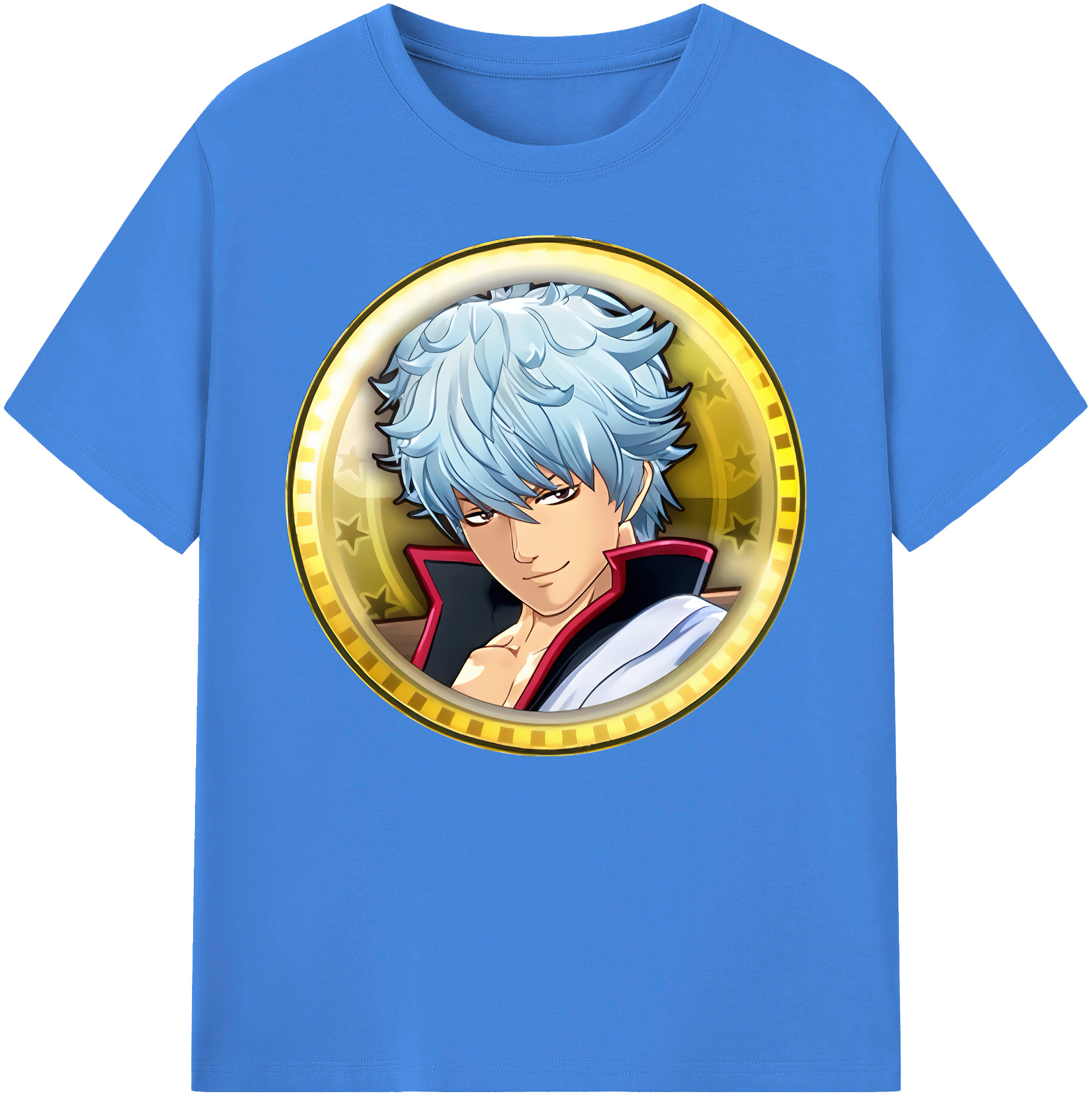 （画像用） ぎんたま 坂田銀時（さかたぎんとき） 神楽 志村新八（しむら しんぱち） GINTAMA Sakata Gintoki Kagura Shimura Shinpachi 綿100％ メンズ半袖Tシャツ｜肌触りやわらか＆通気性