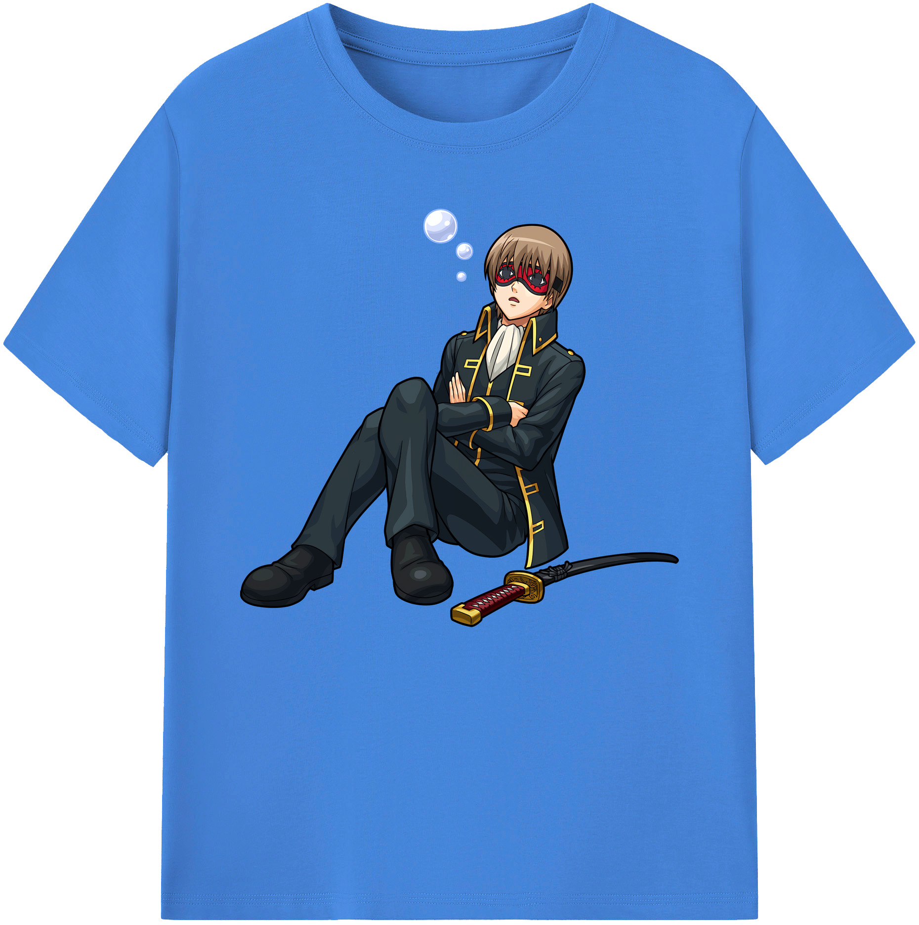（画像用） ぎんたま 坂田銀時（さかたぎんとき） 神楽 志村新八（しむら しんぱち） GINTAMA Sakata Gintoki Kagura Shimura Shinpachi 綿100％ メンズ半袖Tシャツ｜肌触りやわらか＆通気性