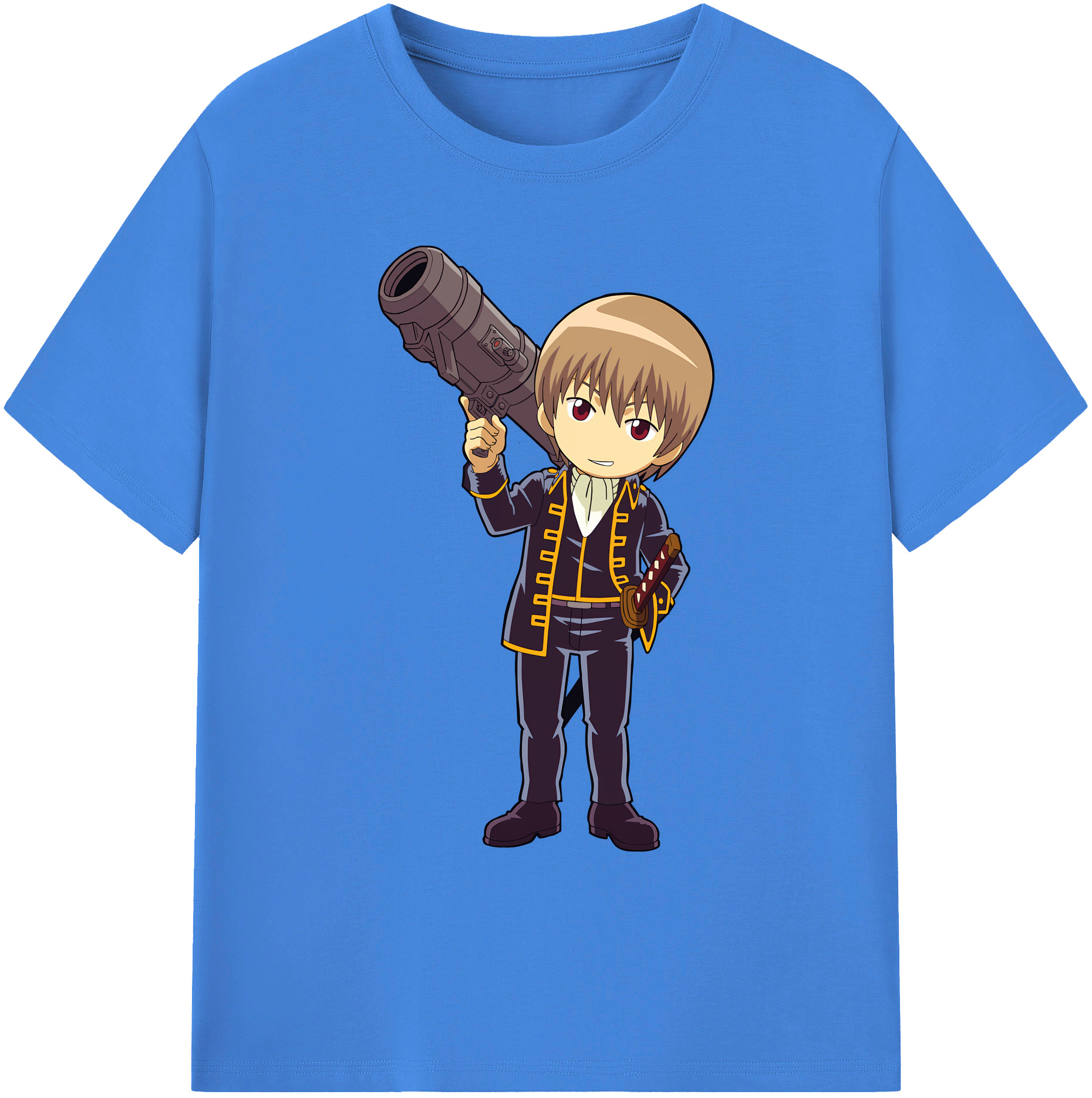 （画像用） ぎんたま 坂田銀時（さかたぎんとき） 神楽 志村新八（しむら しんぱち） GINTAMA Sakata Gintoki Kagura Shimura Shinpachi 綿100％ メンズ半袖Tシャツ｜肌触りやわらか＆通気性