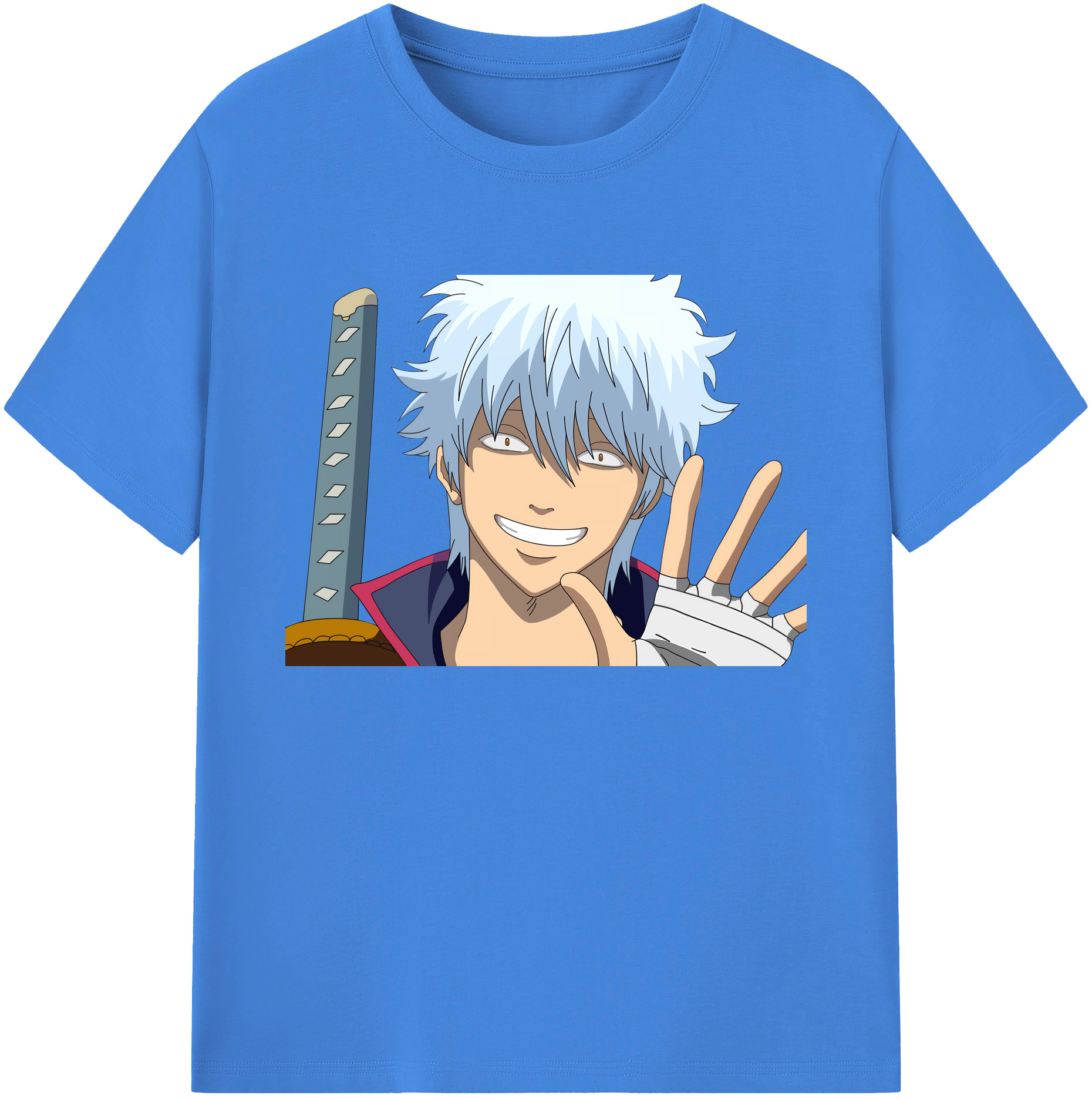 （画像用） ぎんたま 坂田銀時（さかたぎんとき） 神楽 志村新八（しむら しんぱち） GINTAMA Sakata Gintoki Kagura Shimura Shinpachi 綿100％ メンズ半袖Tシャツ｜肌触りやわらか＆通気性