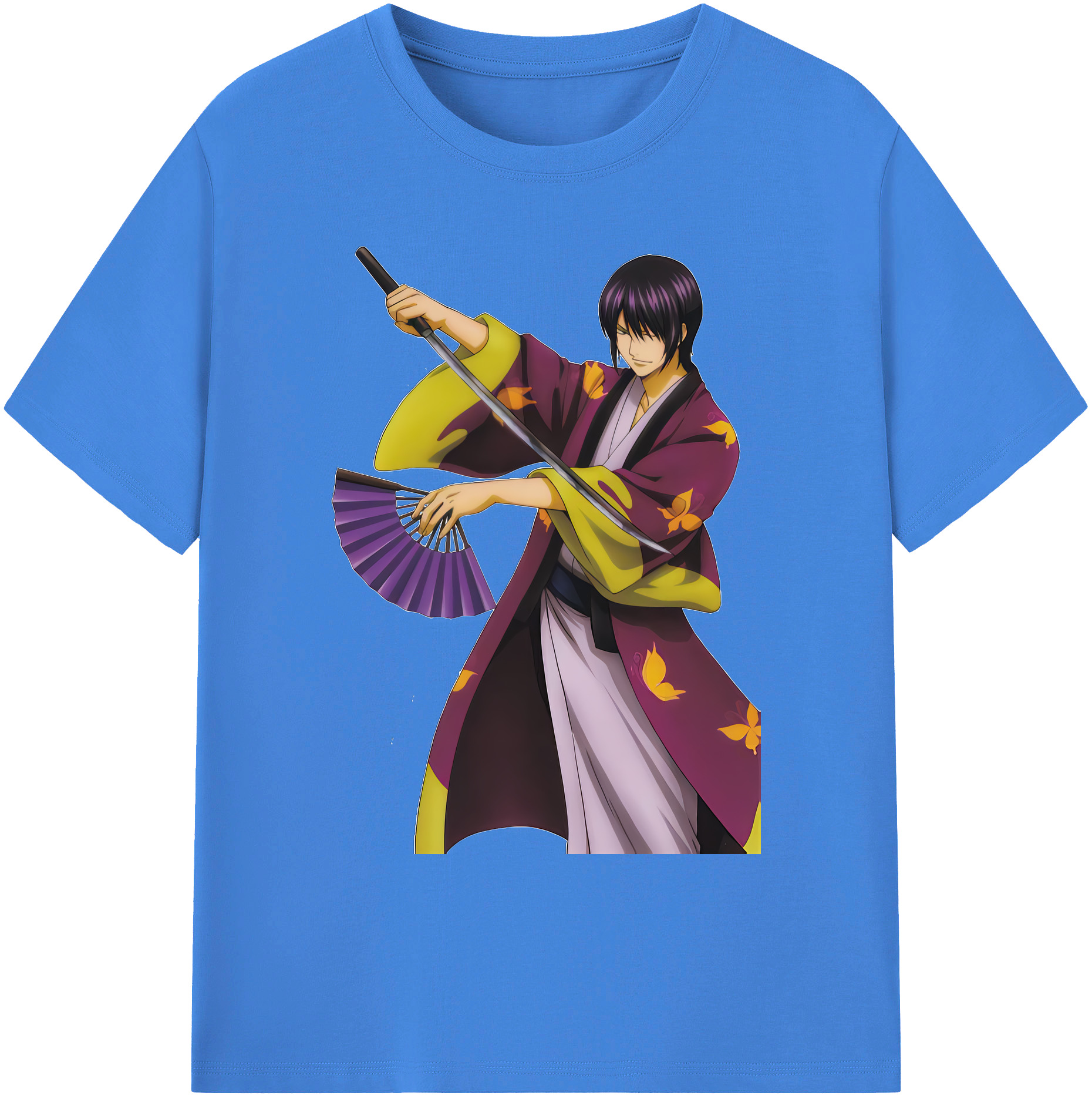 （画像用） ぎんたま 坂田銀時（さかたぎんとき） 神楽 志村新八（しむら しんぱち） GINTAMA Sakata Gintoki Kagura Shimura Shinpachi 綿100％ メンズ半袖Tシャツ｜肌触りやわらか＆通気性