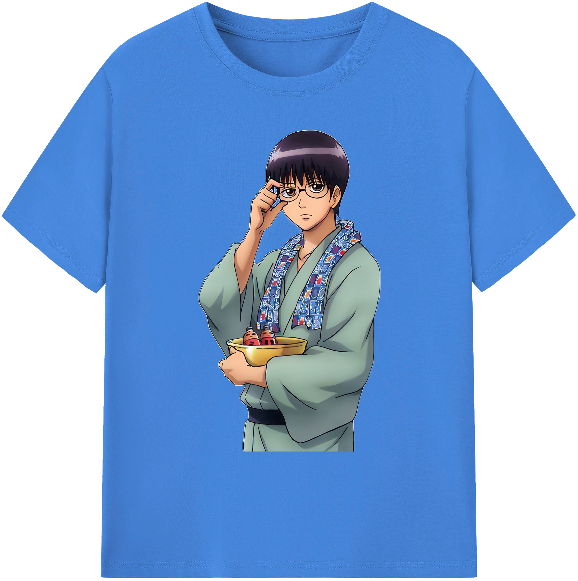 （画像用） ぎんたま 坂田銀時（さかたぎんとき） 神楽 志村新八（しむら しんぱち） GINTAMA Sakata Gintoki Kagura Shimura Shinpachi 綿100％ メンズ半袖Tシャツ｜肌触りやわらか＆通気性