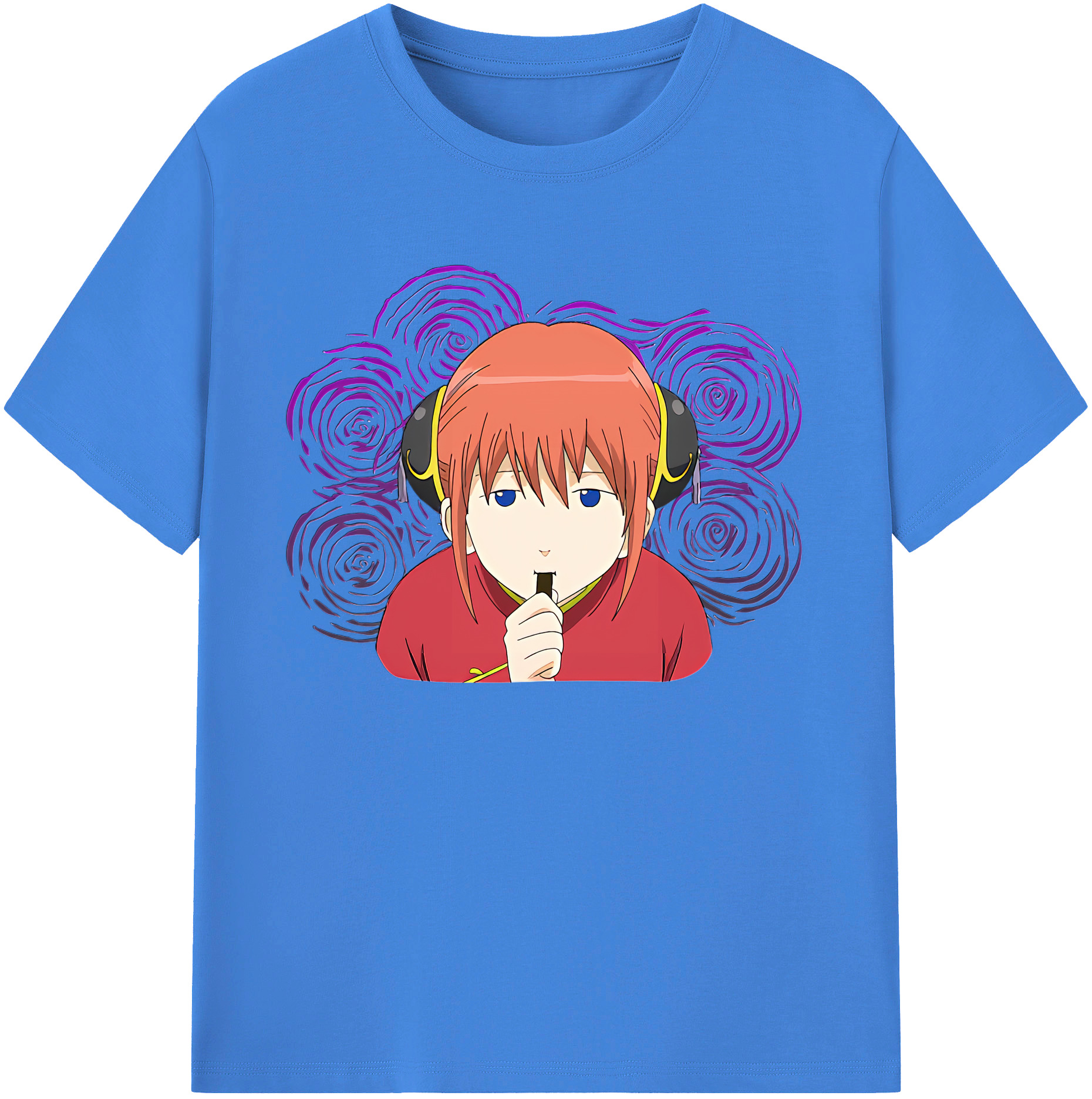 （画像用） ぎんたま 坂田銀時（さかたぎんとき） 神楽 志村新八（しむら しんぱち） GINTAMA Sakata Gintoki Kagura Shimura Shinpachi 綿100％ メンズ半袖Tシャツ｜肌触りやわらか＆通気性