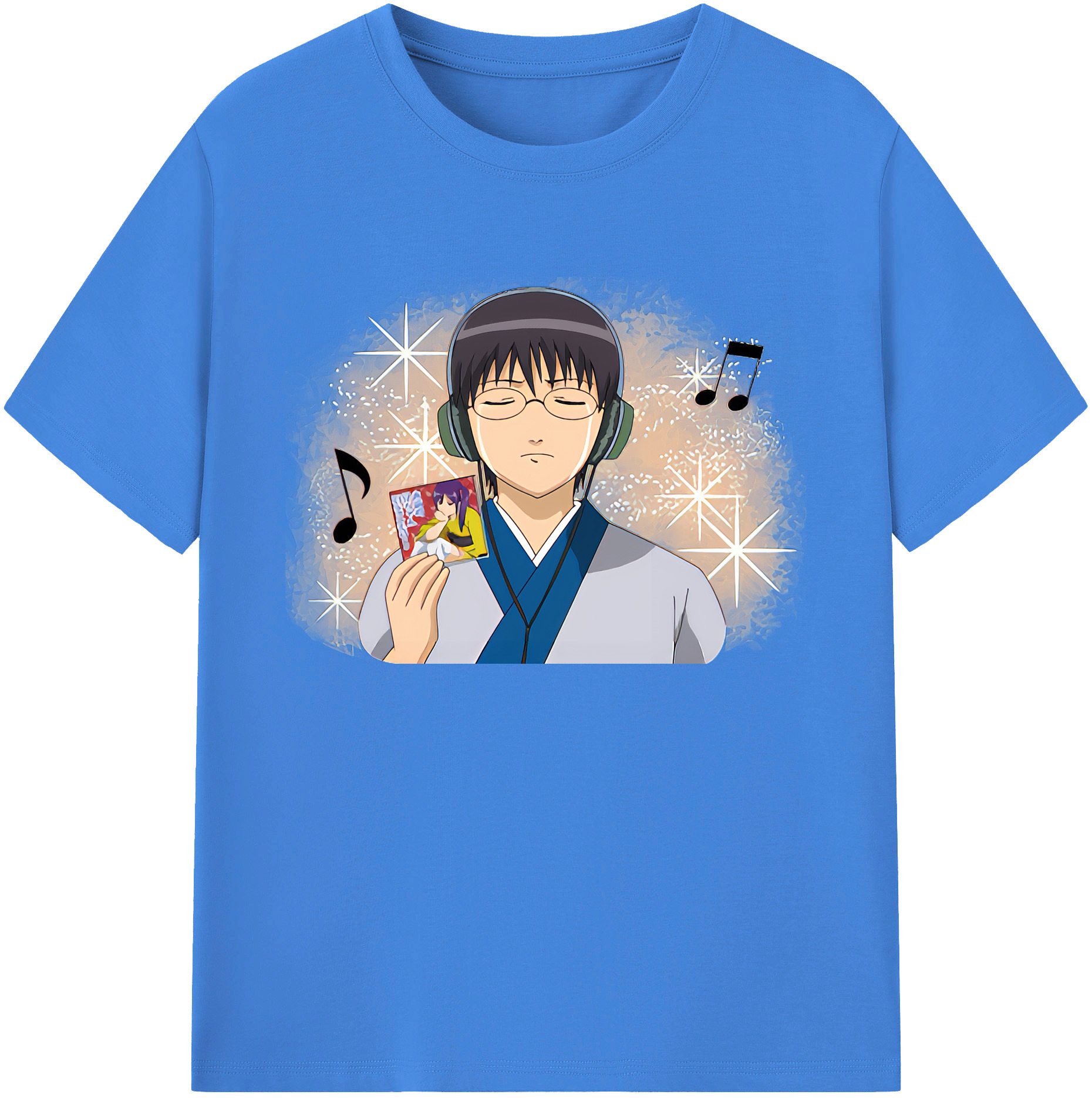 （画像用） ぎんたま 坂田銀時（さかたぎんとき） 神楽 志村新八（しむら しんぱち） GINTAMA Sakata Gintoki Kagura Shimura Shinpachi 綿100％ メンズ半袖Tシャツ｜肌触りやわらか＆通気性