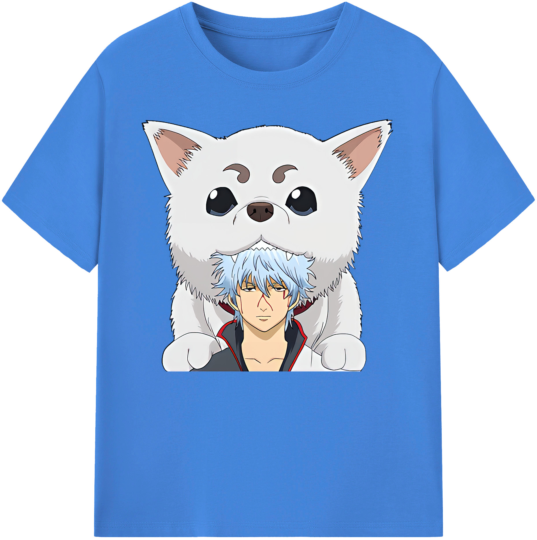 （画像用） ぎんたま 坂田銀時（さかたぎんとき） 神楽 志村新八（しむら しんぱち） GINTAMA Sakata Gintoki Kagura Shimura Shinpachi 綿100％ メンズ半袖Tシャツ｜肌触りやわらか＆通気性