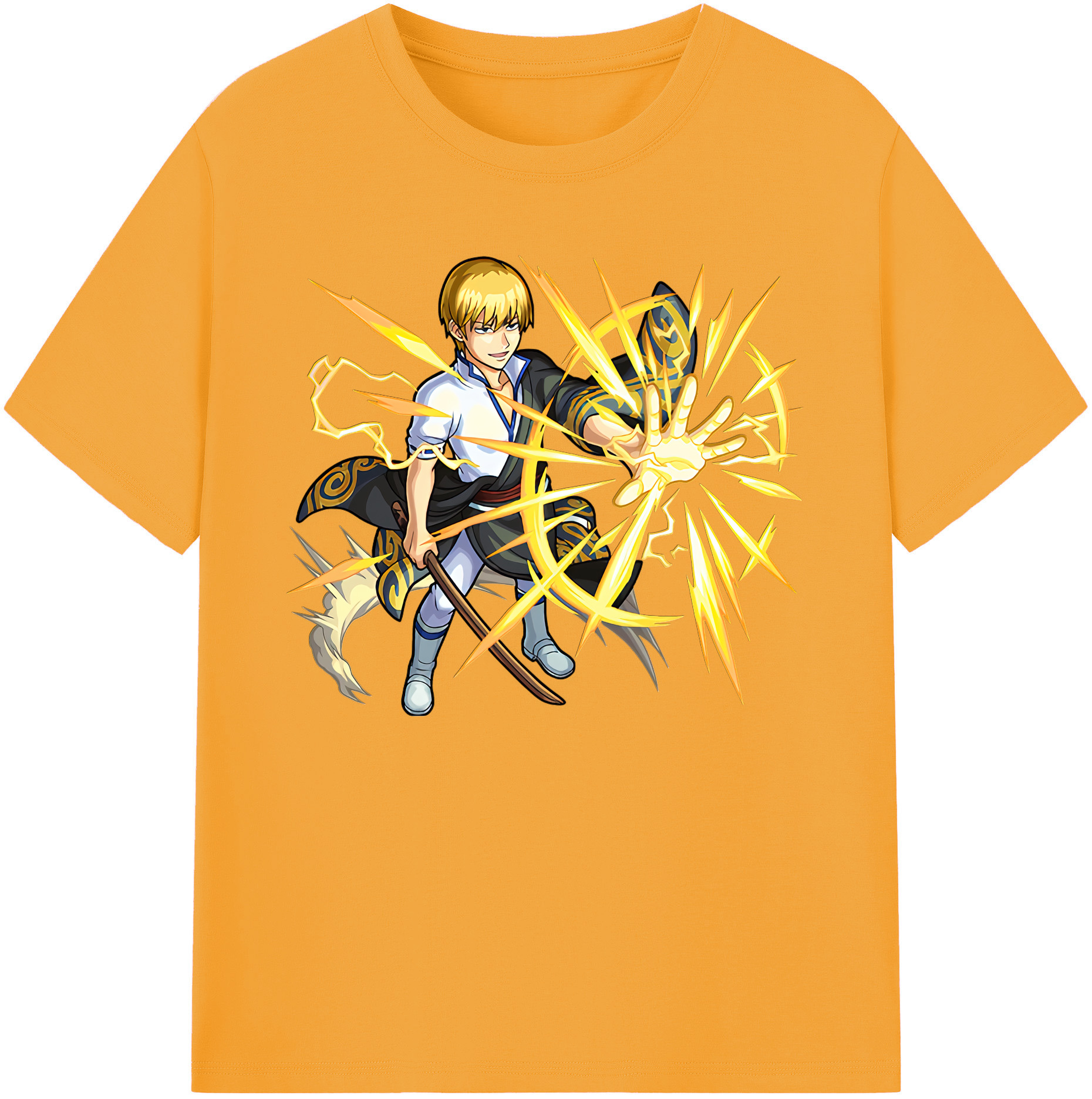 （画像用） ぎんたま 坂田銀時（さかたぎんとき） 神楽 志村新八（しむら しんぱち） GINTAMA Sakata Gintoki Kagura Shimura Shinpachi 綿100％ メンズ半袖Tシャツ｜肌触りやわらか＆通気性