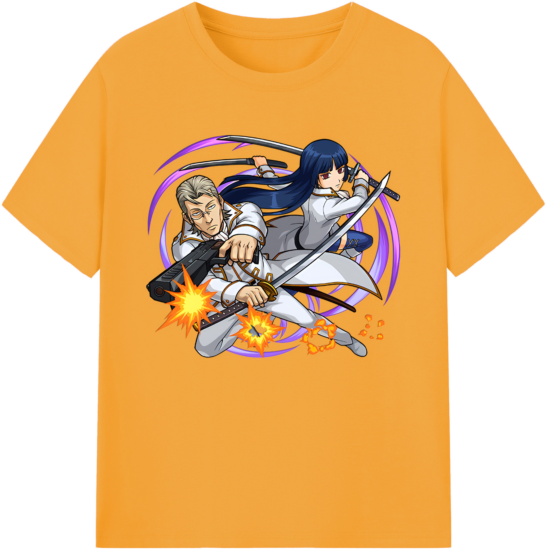 （画像用） ぎんたま 坂田銀時（さかたぎんとき） 神楽 志村新八（しむら しんぱち） GINTAMA Sakata Gintoki Kagura Shimura Shinpachi 綿100％ メンズ半袖Tシャツ｜肌触りやわらか＆通気性