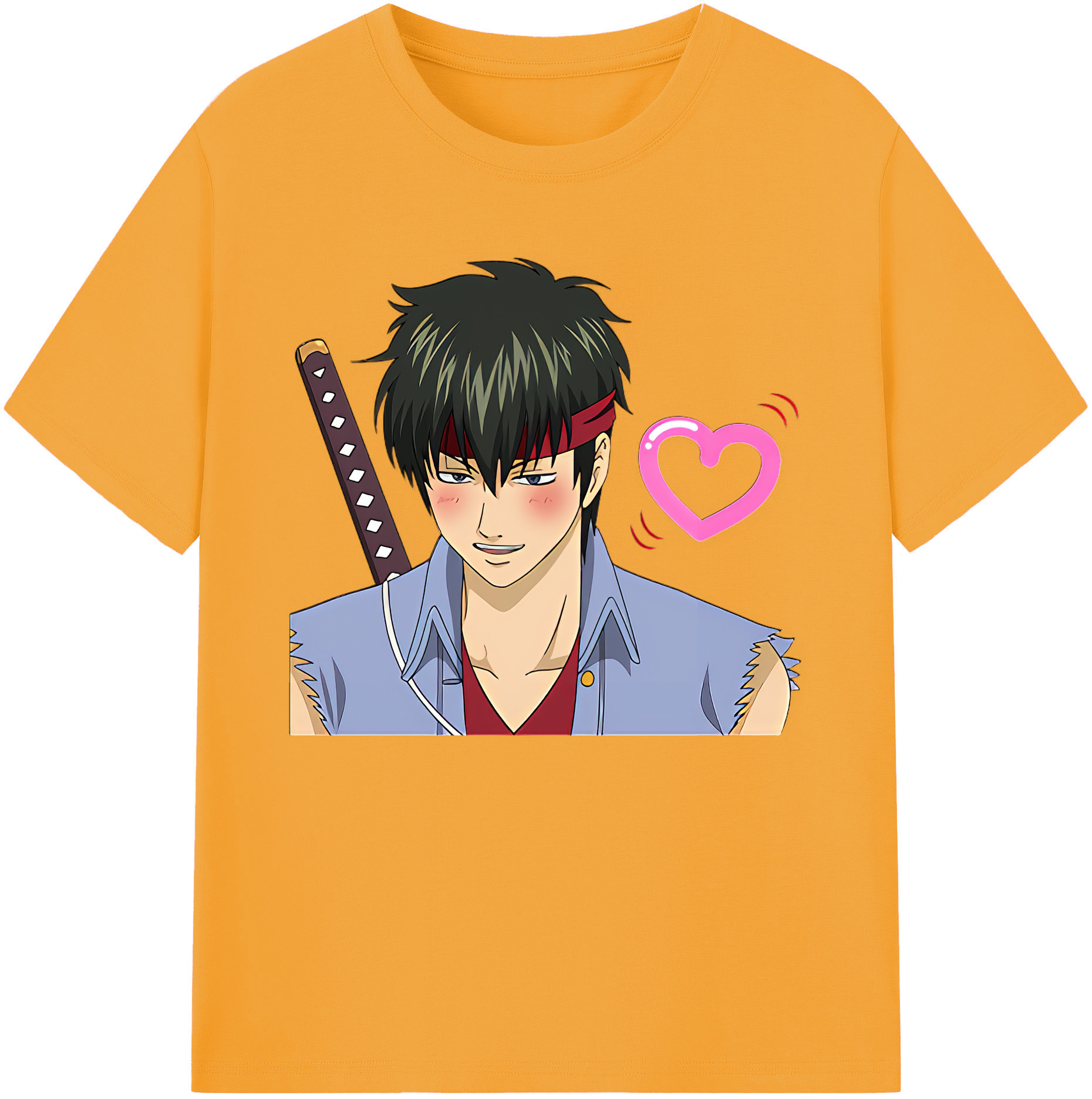 （画像用） ぎんたま 坂田銀時（さかたぎんとき） 神楽 志村新八（しむら しんぱち） GINTAMA Sakata Gintoki Kagura Shimura Shinpachi 綿100％ メンズ半袖Tシャツ｜肌触りやわらか＆通気性