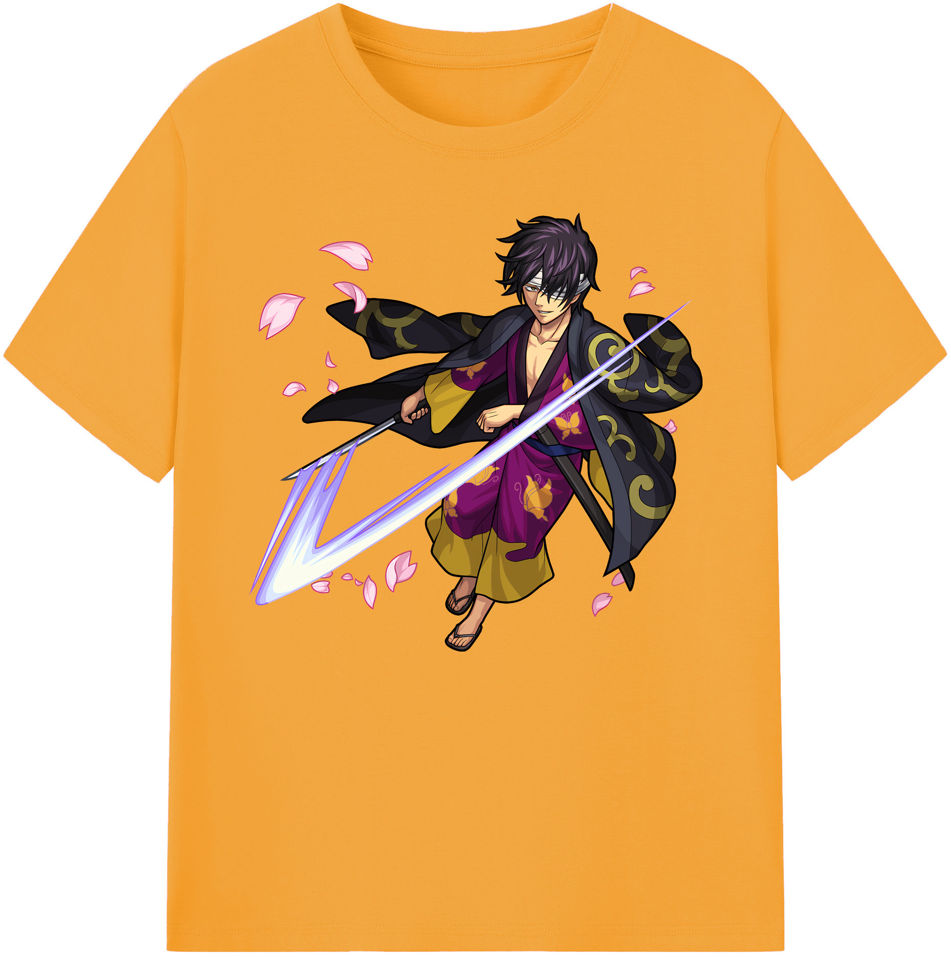 （画像用） ぎんたま 坂田銀時（さかたぎんとき） 神楽 志村新八（しむら しんぱち） GINTAMA Sakata Gintoki Kagura Shimura Shinpachi 綿100％ メンズ半袖Tシャツ｜肌触りやわらか＆通気性