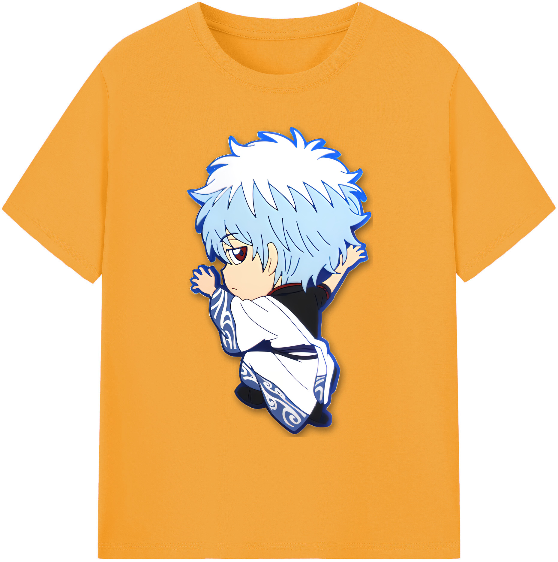 （画像用） ぎんたま 坂田銀時（さかたぎんとき） 神楽 志村新八（しむら しんぱち） GINTAMA Sakata Gintoki Kagura Shimura Shinpachi 綿100％ メンズ半袖Tシャツ｜肌触りやわらか＆通気性