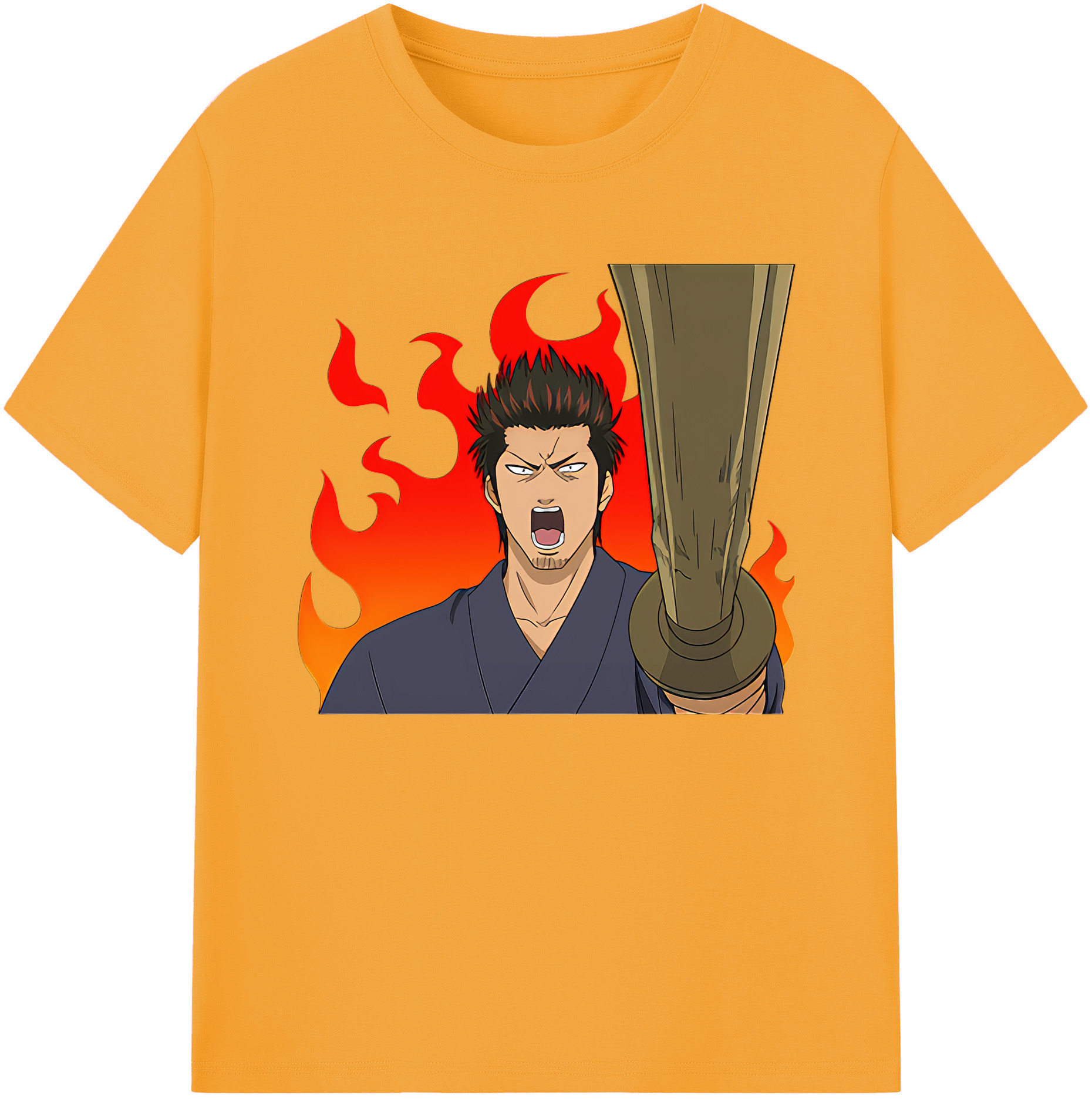 （画像用） ぎんたま 坂田銀時（さかたぎんとき） 神楽 志村新八（しむら しんぱち） GINTAMA Sakata Gintoki Kagura Shimura Shinpachi 綿100％ メンズ半袖Tシャツ｜肌触りやわらか＆通気性