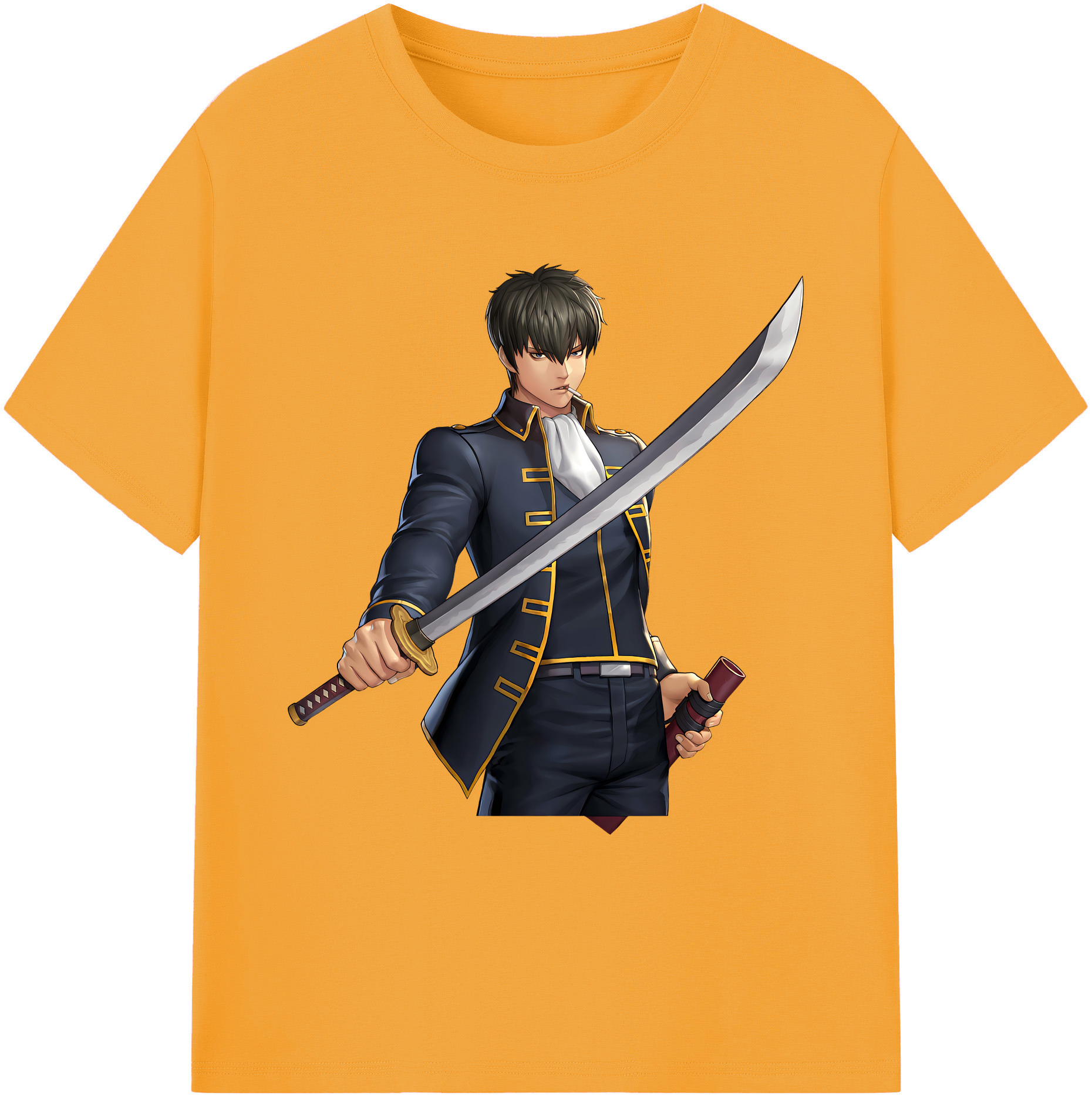 （画像用） ぎんたま 坂田銀時（さかたぎんとき） 神楽 志村新八（しむら しんぱち） GINTAMA Sakata Gintoki Kagura Shimura Shinpachi 綿100％ メンズ半袖Tシャツ｜肌触りやわらか＆通気性