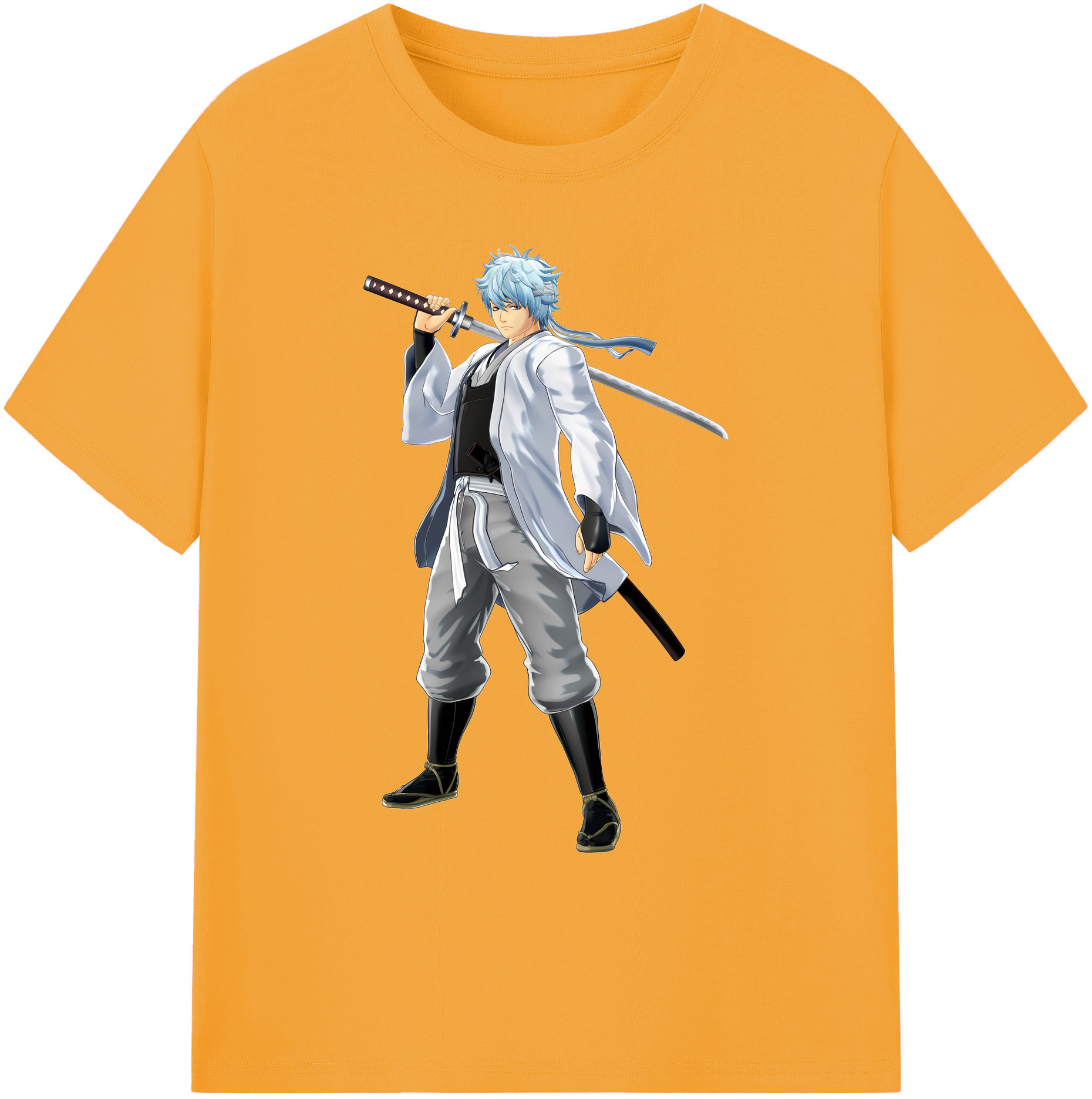 （画像用） ぎんたま 坂田銀時（さかたぎんとき） 神楽 志村新八（しむら しんぱち） GINTAMA Sakata Gintoki Kagura Shimura Shinpachi 綿100％ メンズ半袖Tシャツ｜肌触りやわらか＆通気性