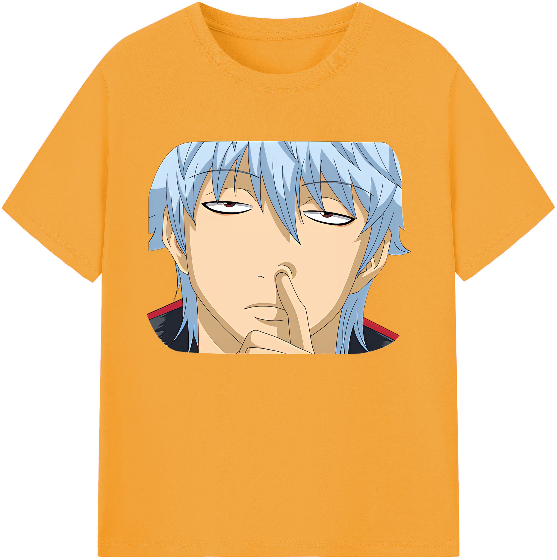 （画像用） ぎんたま 坂田銀時（さかたぎんとき） 神楽 志村新八（しむら しんぱち） GINTAMA Sakata Gintoki Kagura Shimura Shinpachi 綿100％ メンズ半袖Tシャツ｜肌触りやわらか＆通気性
